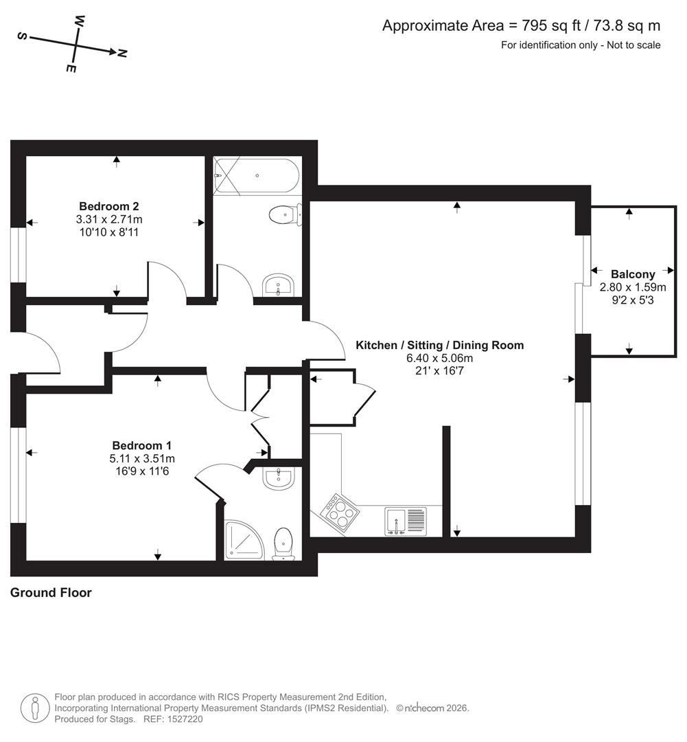 31 Clifton Court, Braunton floorplan