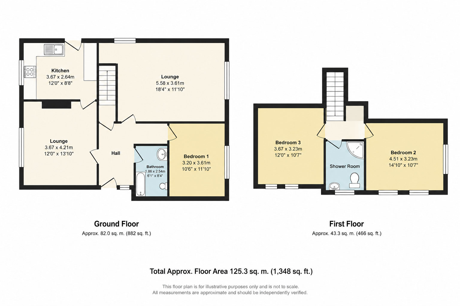 13, Pen Yr Ysgol, Maesteg floorplan