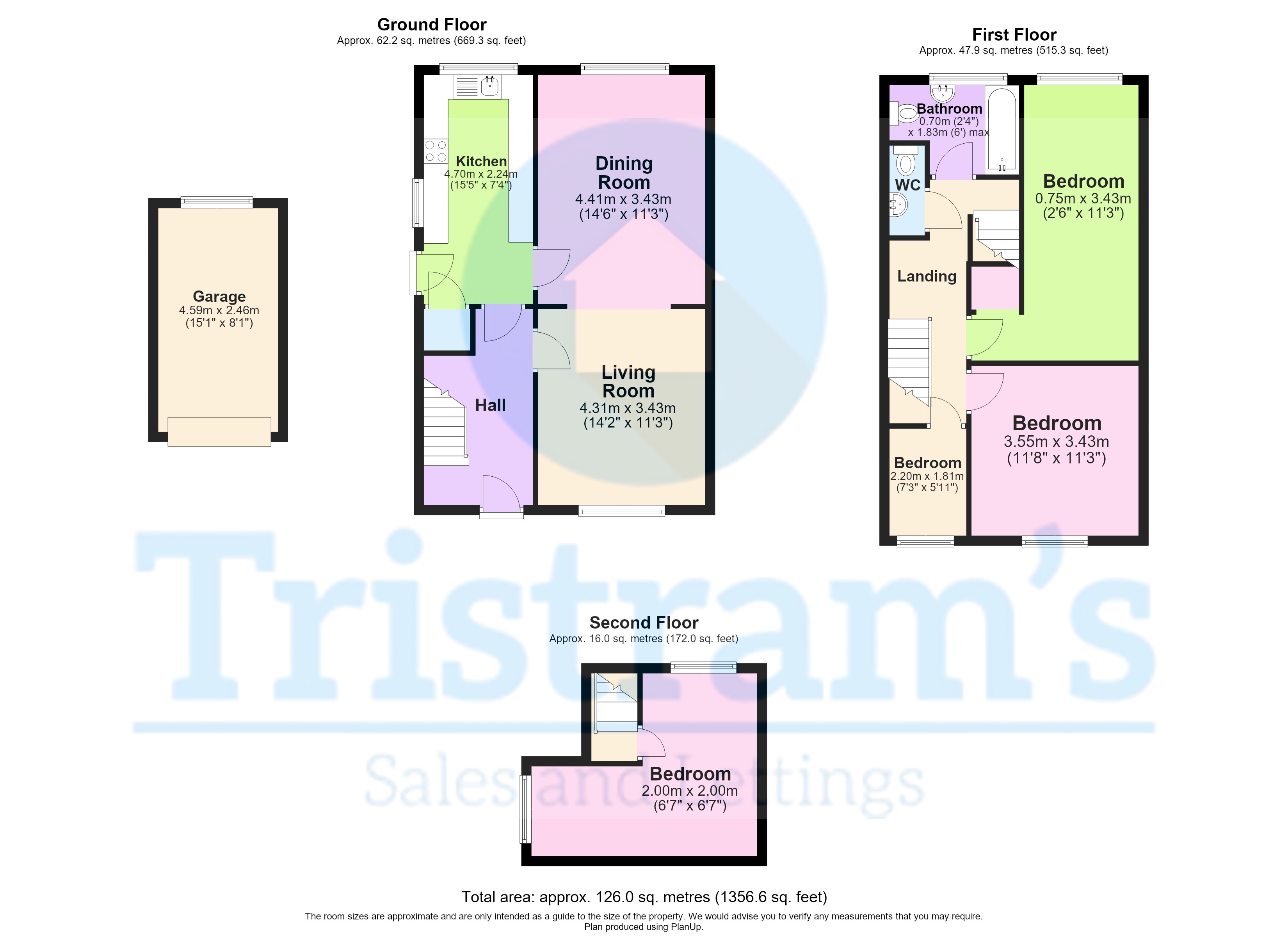 17, Pelham Crescent, Nottingham floorplan