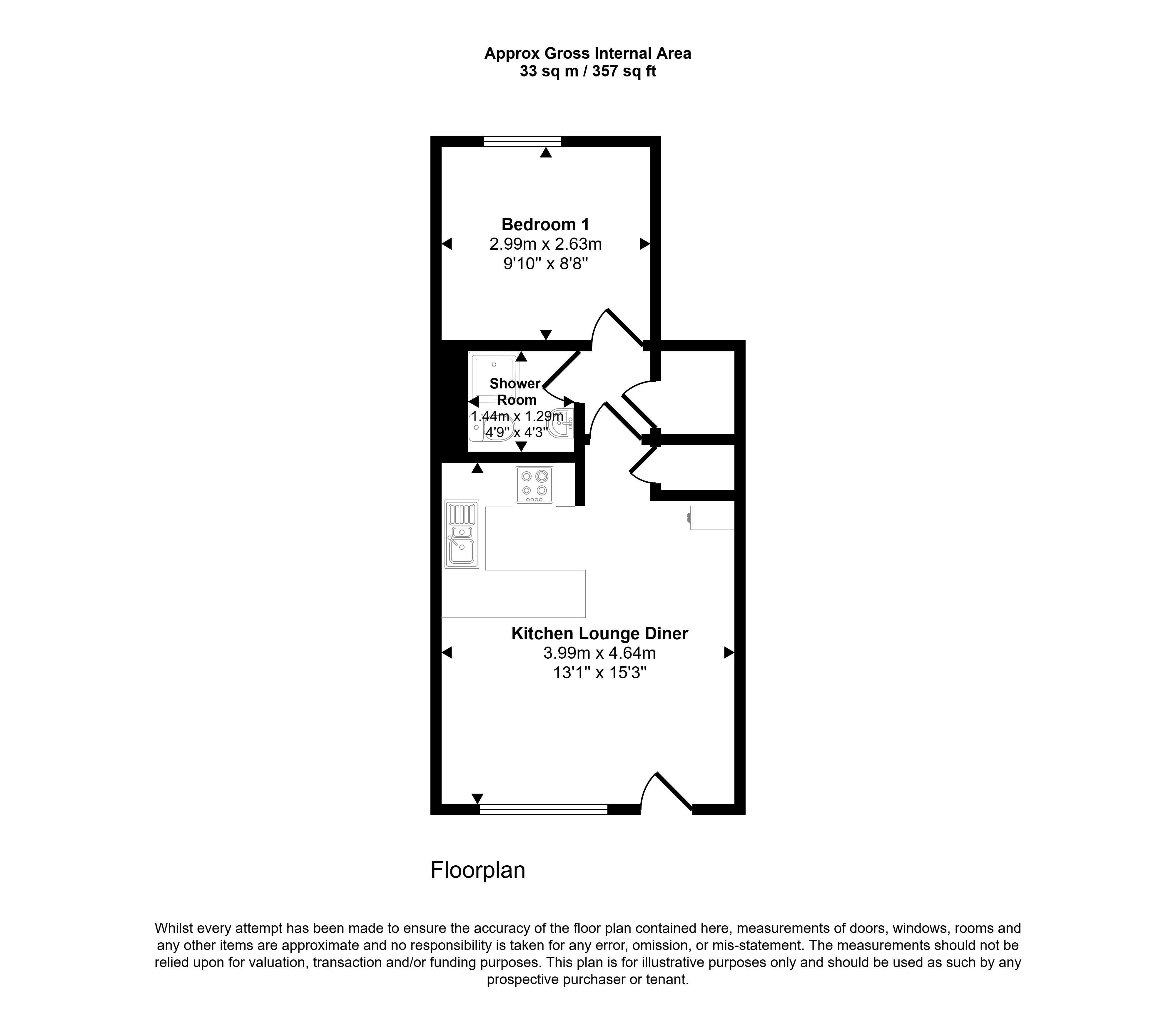 51, Viewfield Close, Harrow floorplan