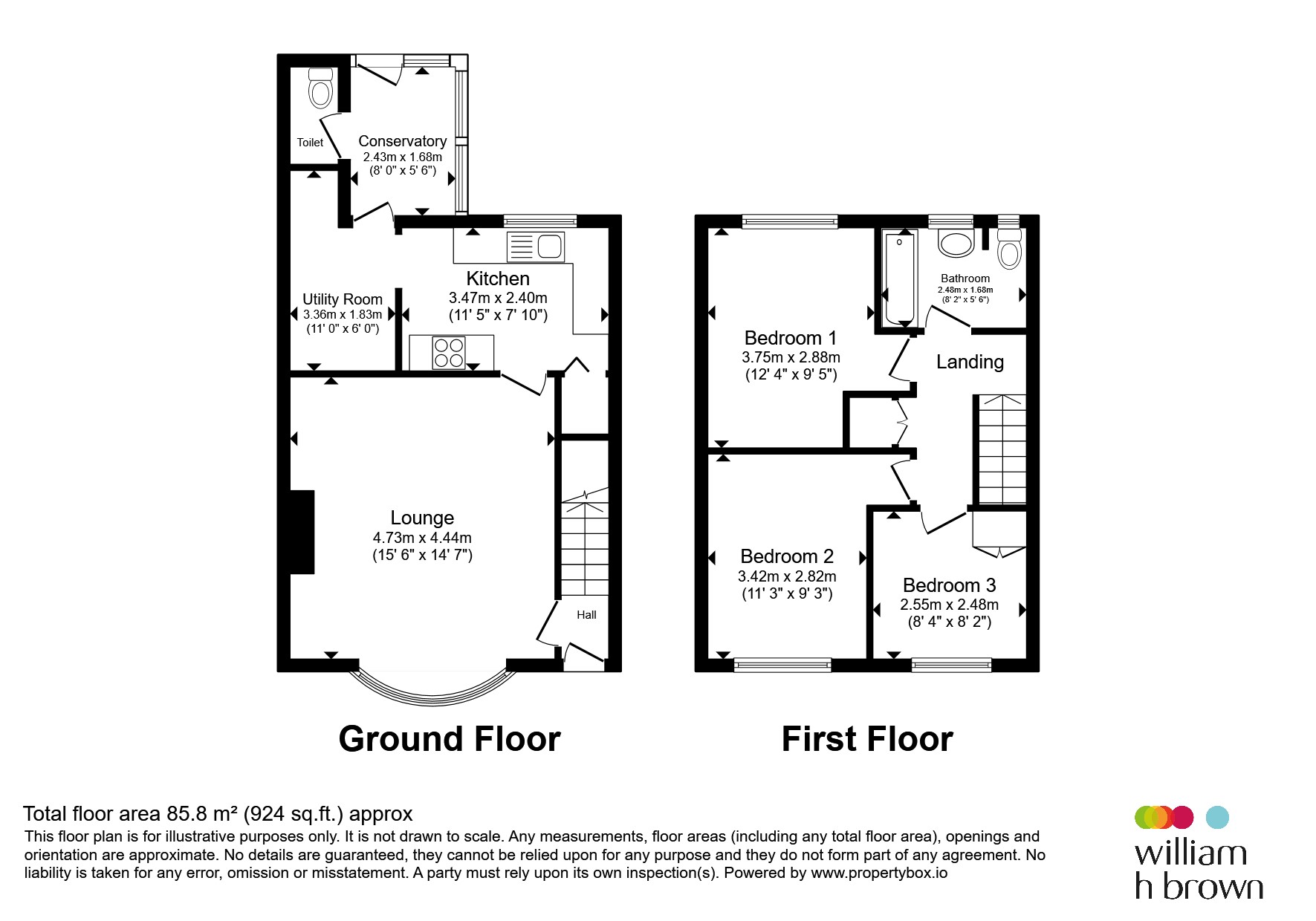 8, Rhodes Avenue, Sleaford floorplan