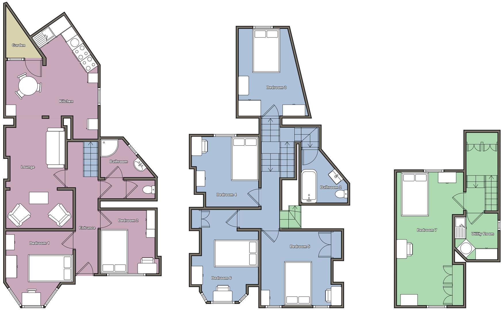 91, Richmond Road, Cardiff floorplan