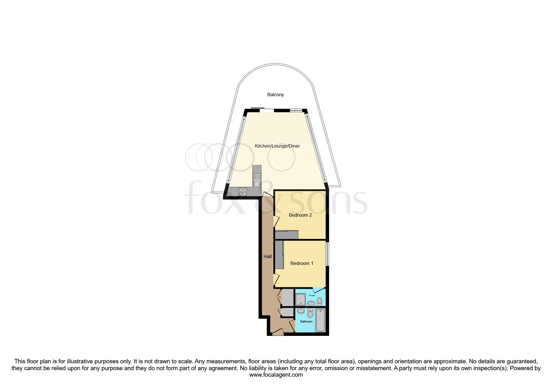 74, Admiralty Tower, Queen Street, Portsmouth floorplan
