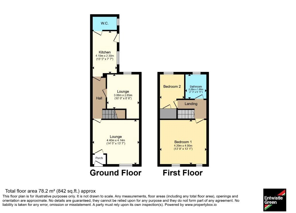 35, Henry Whalley Street, Lancashire floorplan