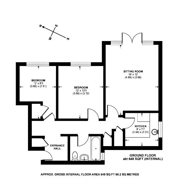 2 Bedrooms Flat for sale in Park Drive, Woking, Surrey GU22