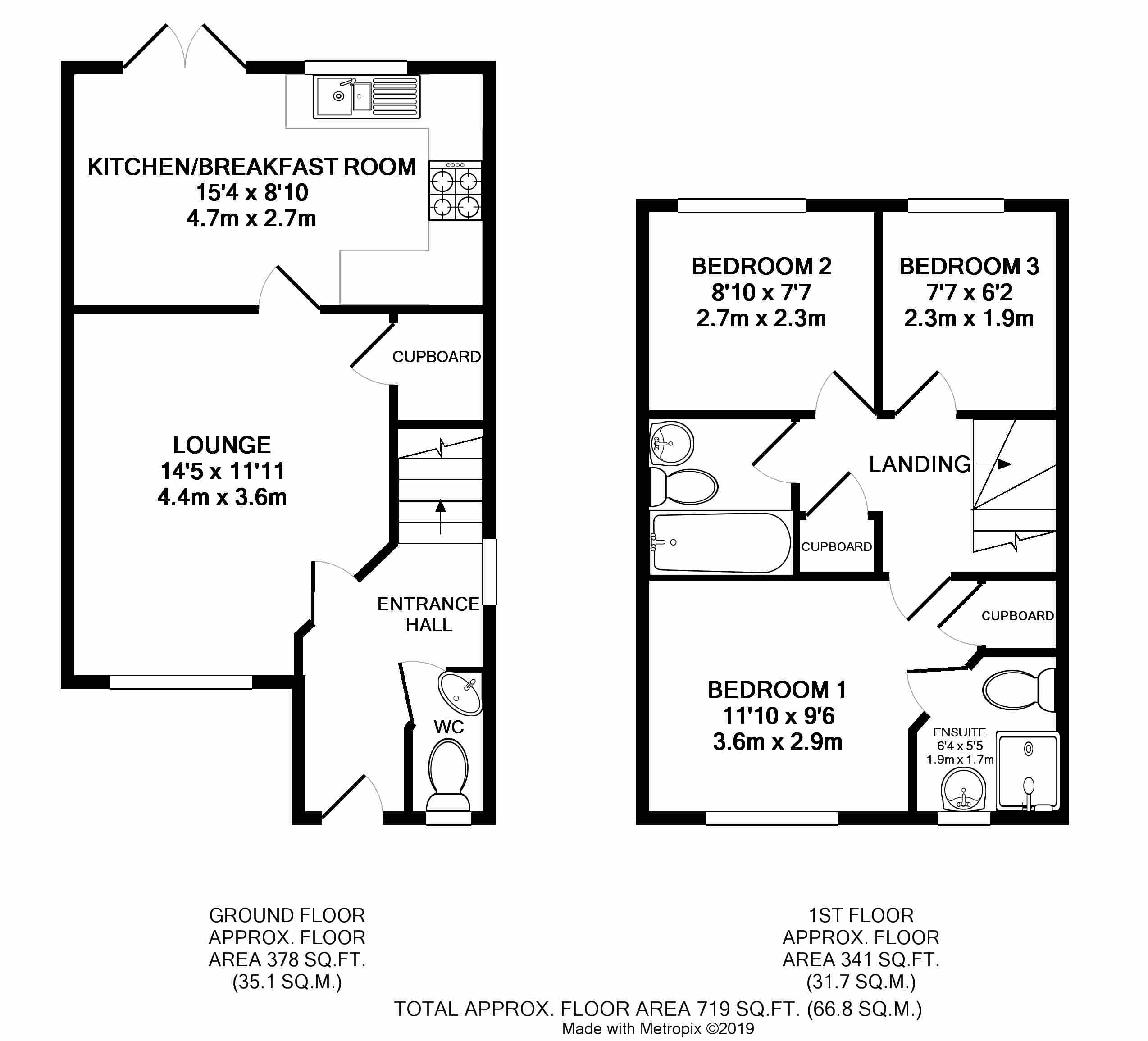 3 Bedrooms Semi-detached house for sale in Hinchliff Drive, Wick, Littlehampton BN17