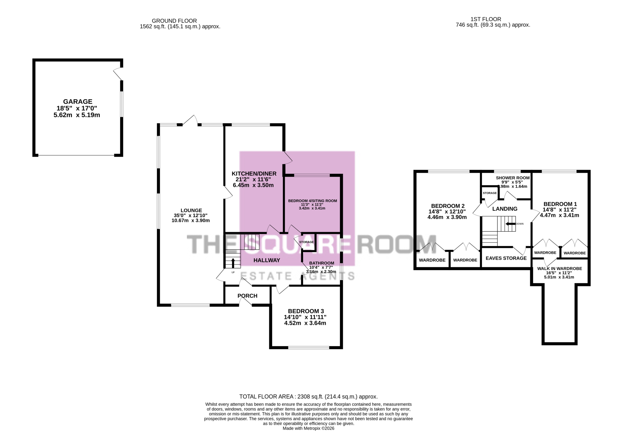 9, Village Way, Bispham floorplan