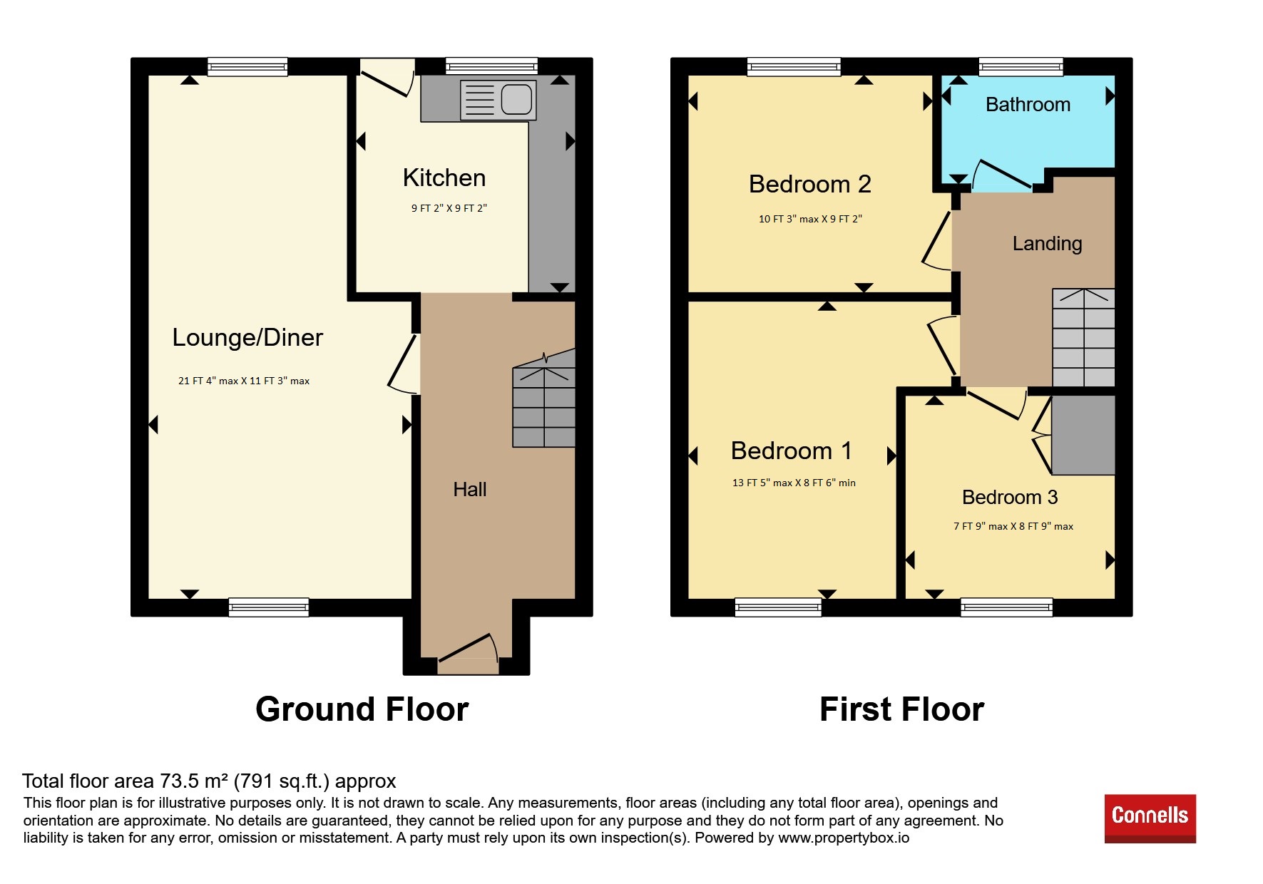 20, Millway Drive, Leamington Spa floorplan