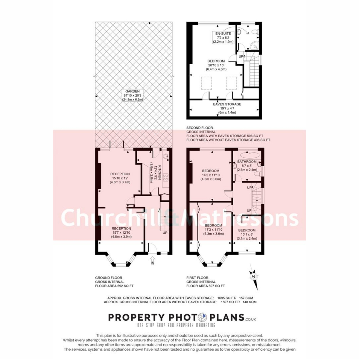 50, Bowes Road, London floorplan