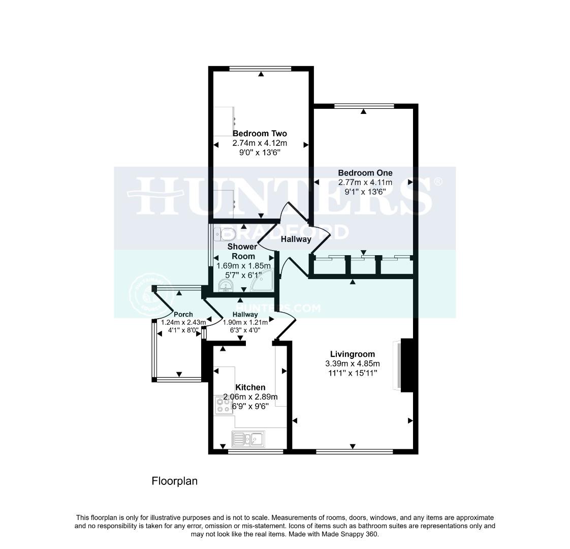 28, Acacia Drive, Bradford floorplan
