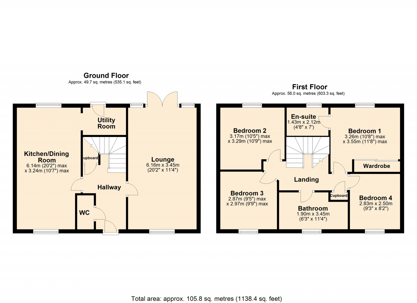11 Honeysuckle Crescent, Walton Cardiff, Tewkesbury floorplan