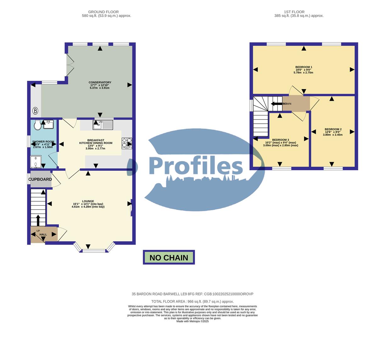 35, Bardon Road, Barwell floorplan