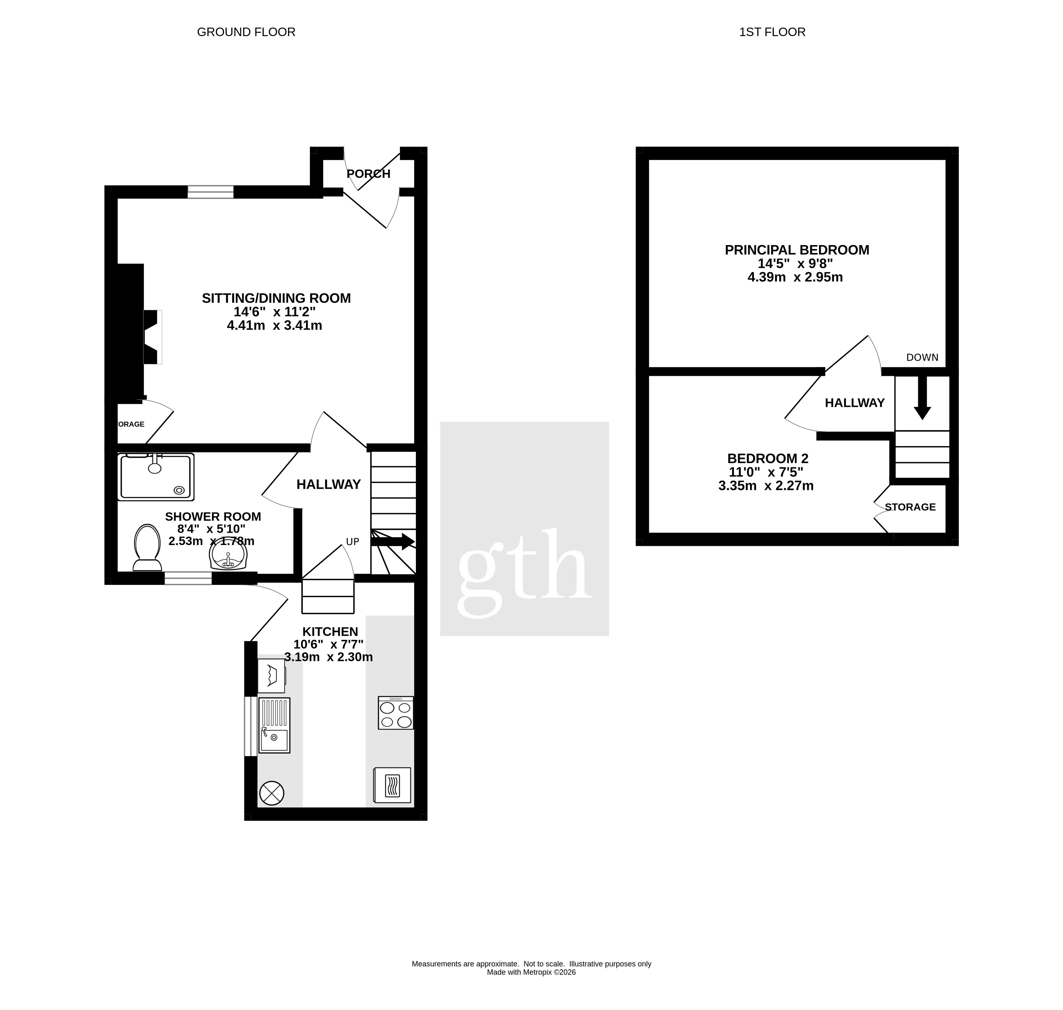 14 Woodcombe Cottages,, Woodcombe, Somerset floorplan