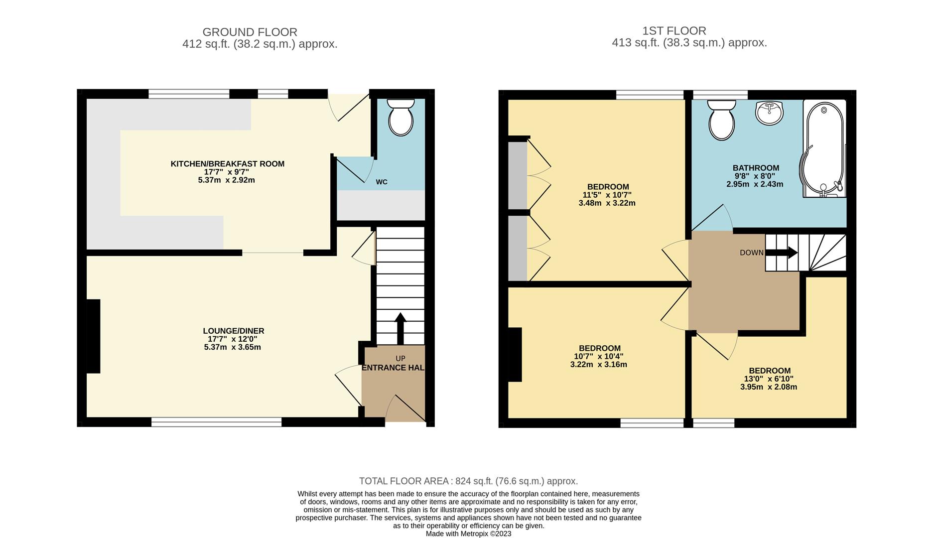 28, Garlic Rea, Brixham floorplan