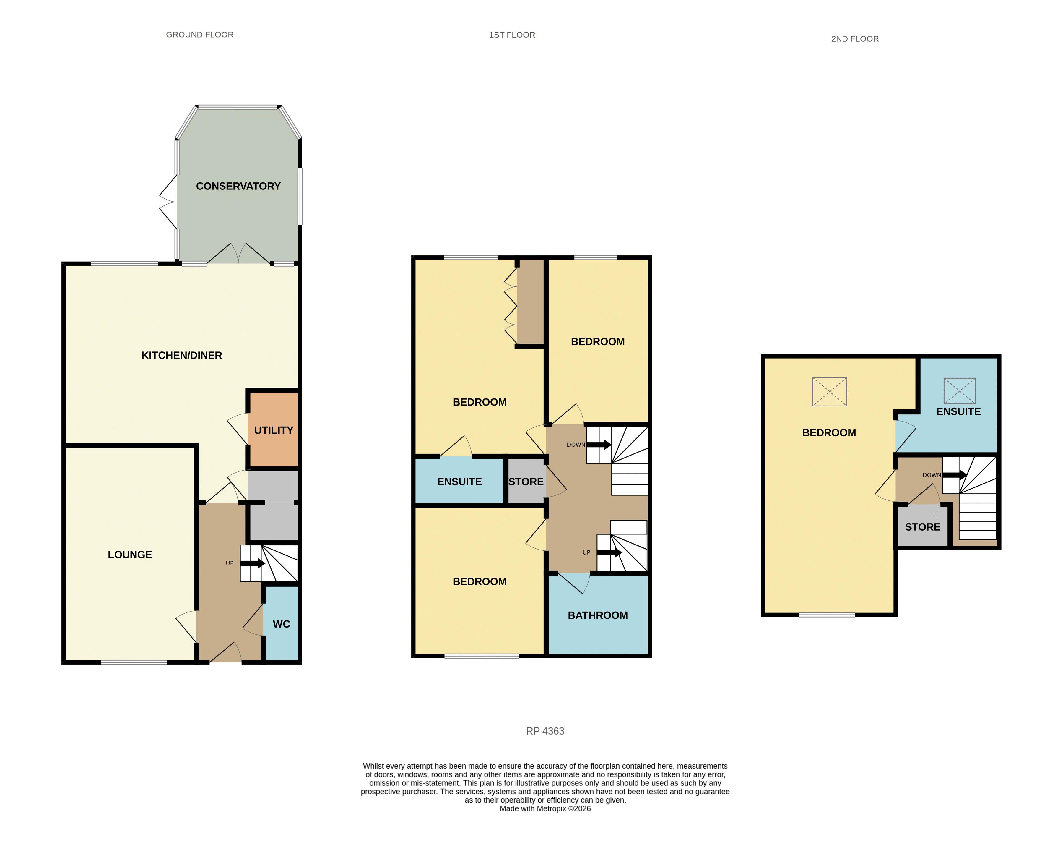 8, Lon Pedr, Llandudno floorplan