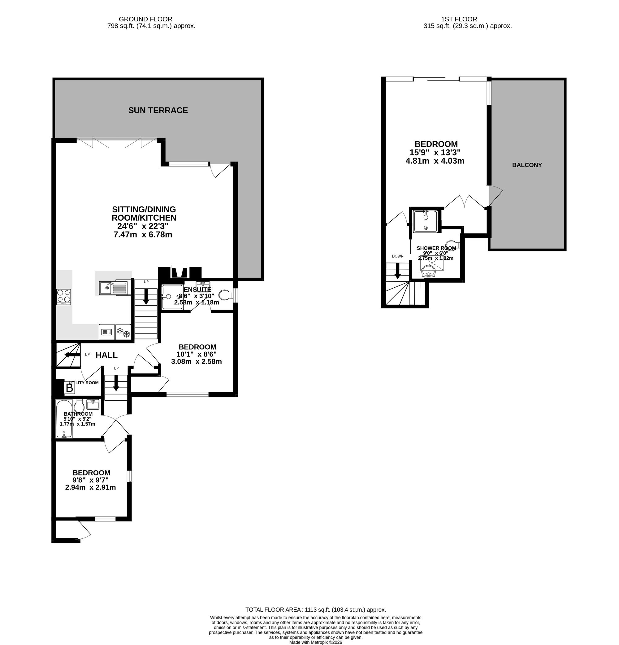 Larboard, Falmouth floorplan