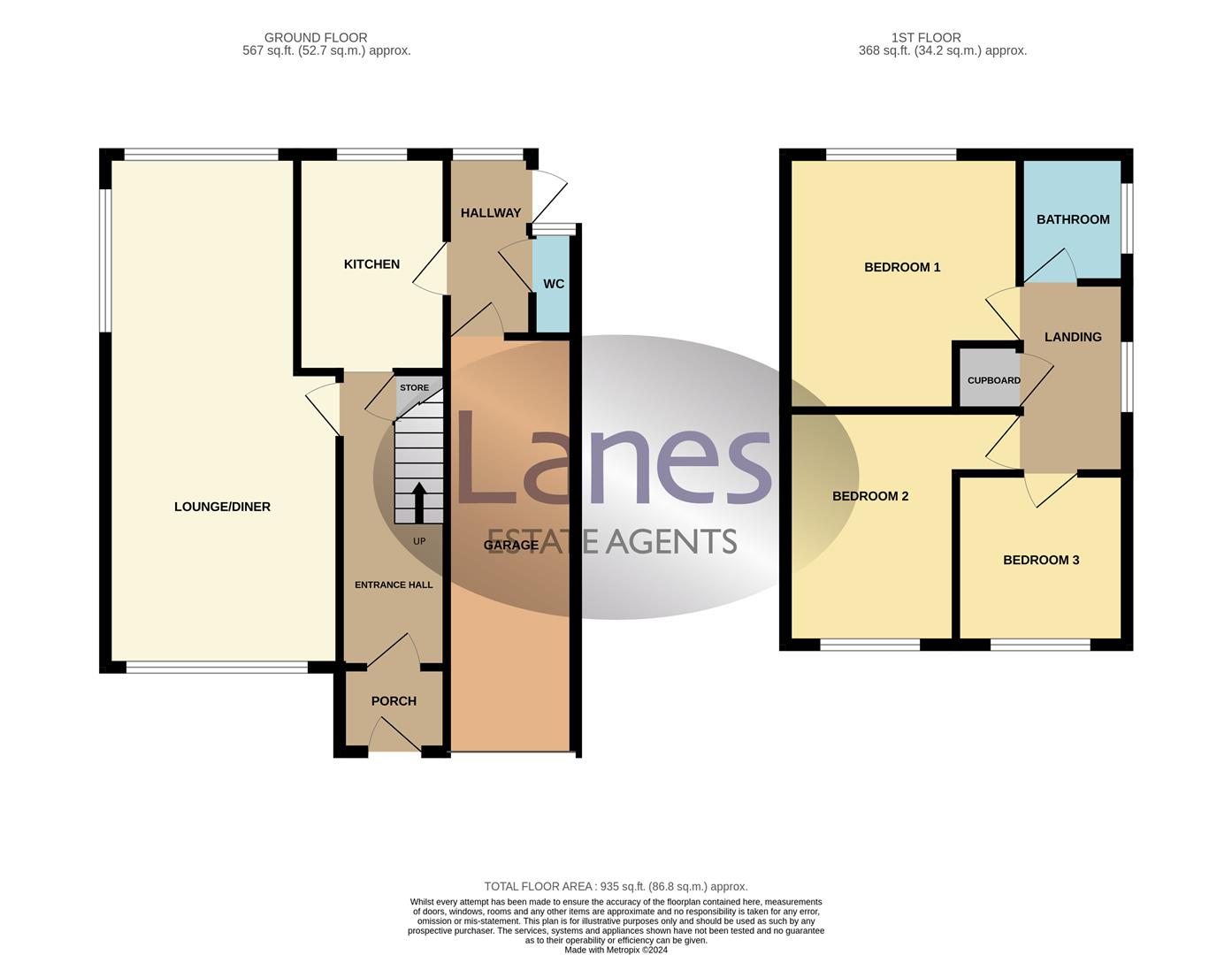 Bury Green Road, Cheshunt, Waltham Cross EN7, 3 bedroom detached house