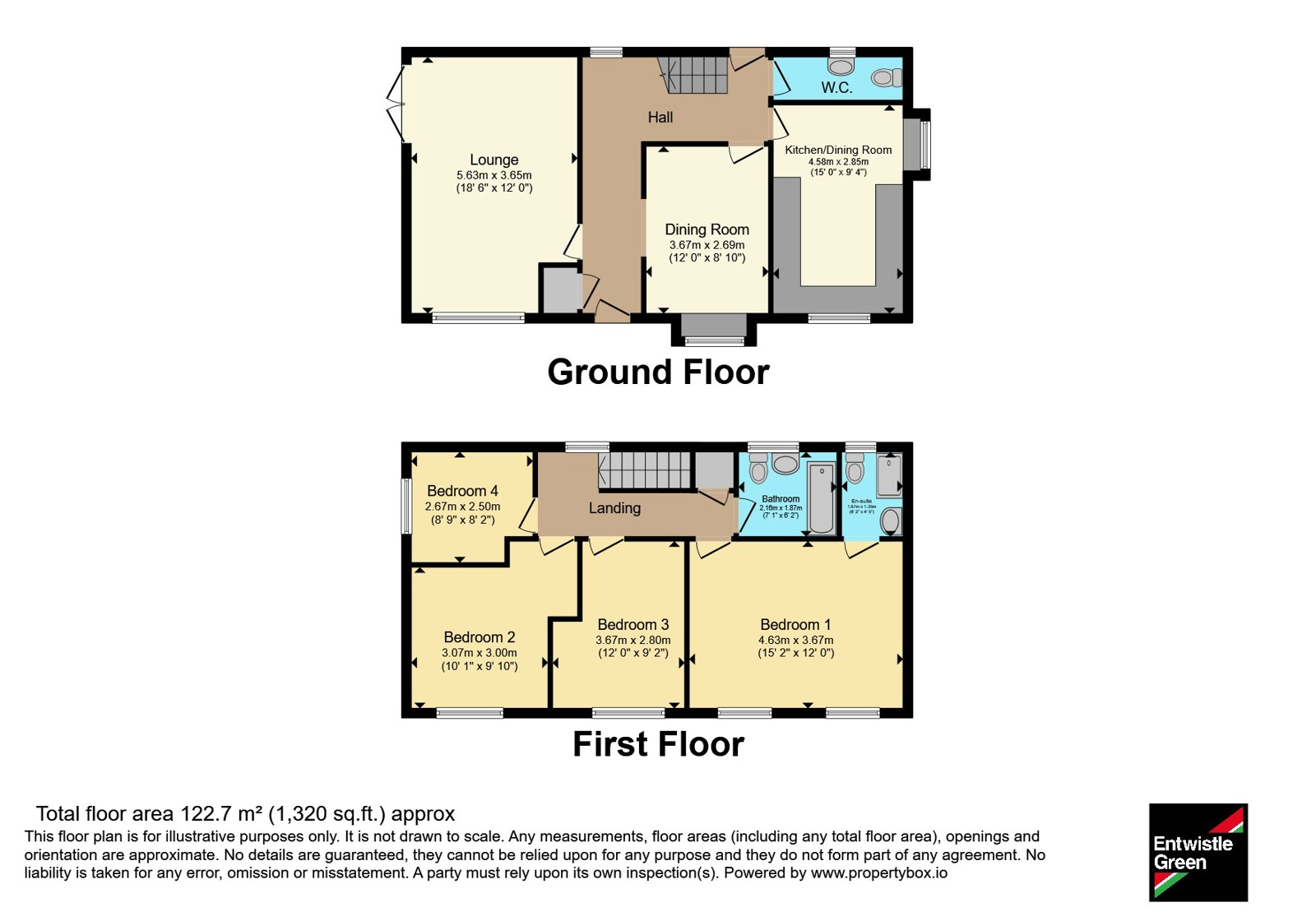 19, Brambling Drive, Lancashire floorplan