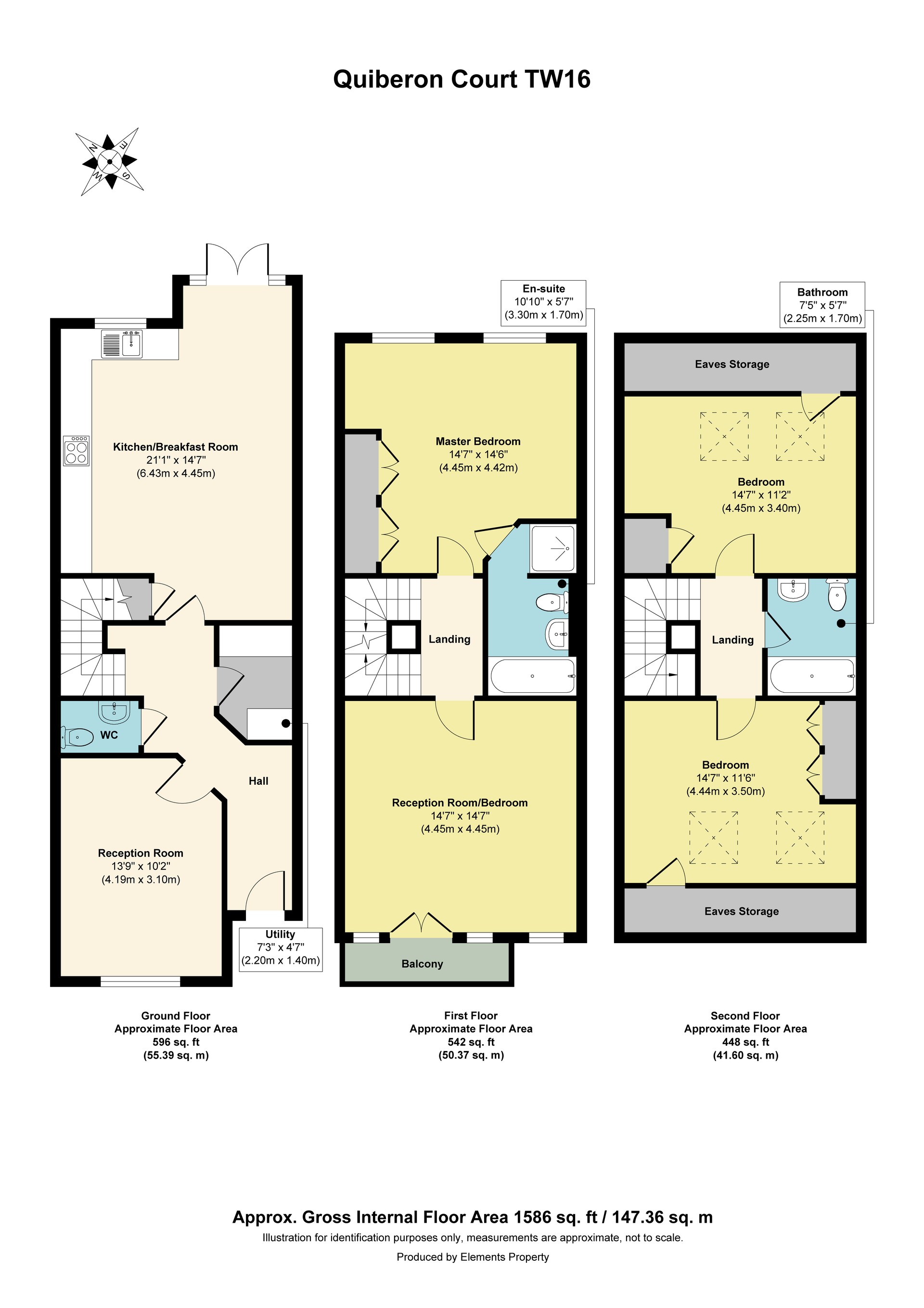 2 Quiberon Court, 2 Quiberon Court, Sunbury-On-Thames floorplan