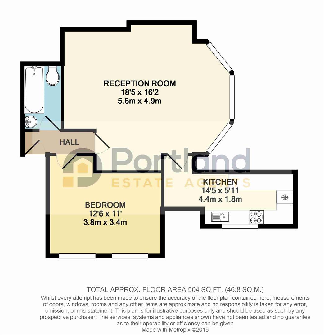 1 Bedrooms Flat to rent in Cavendish Road, London NW6