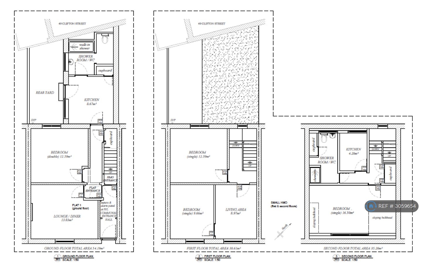 B Gladstone Road, Exeter floorplan