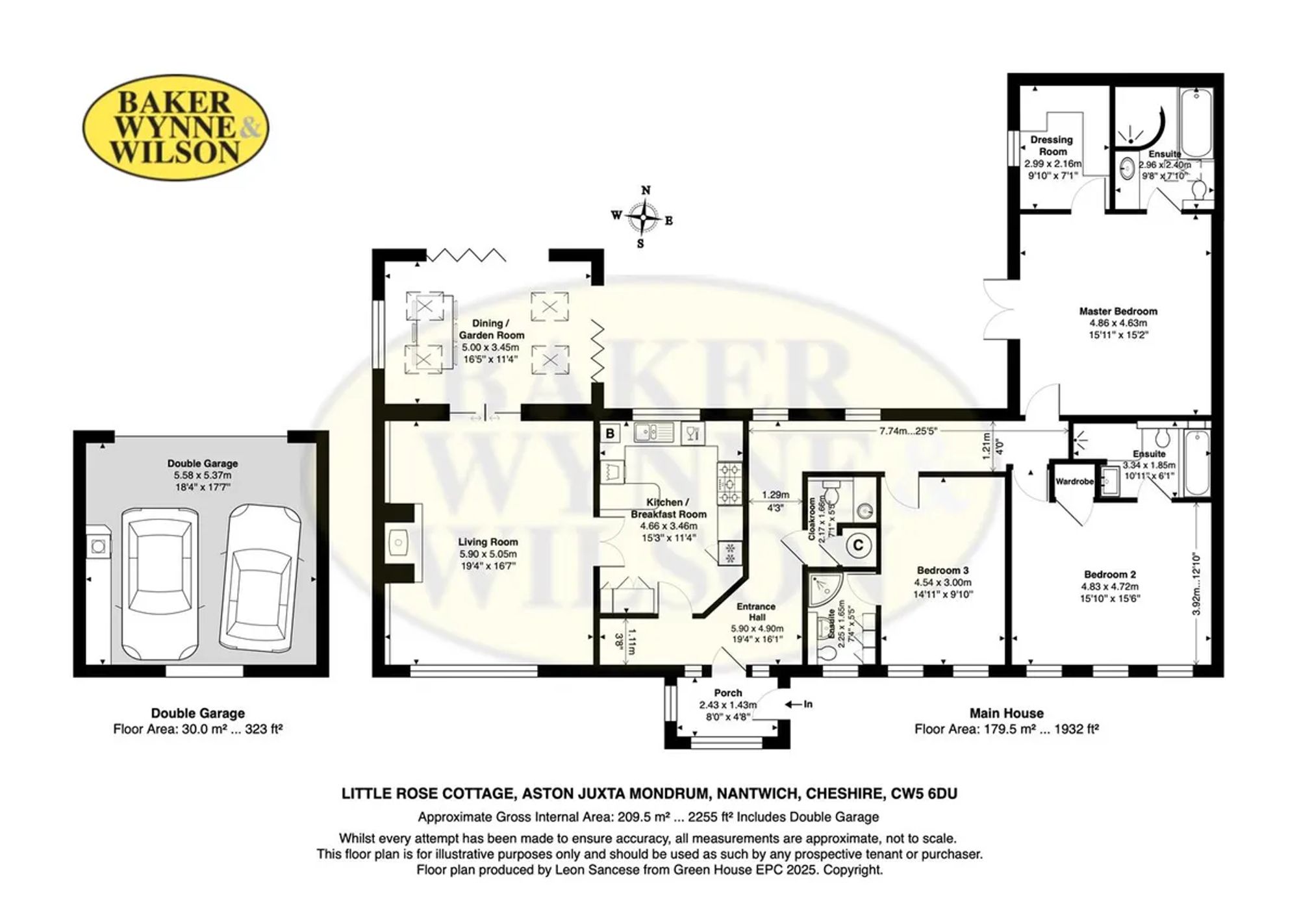 Little Rose Cottage, Nantwich floorplan