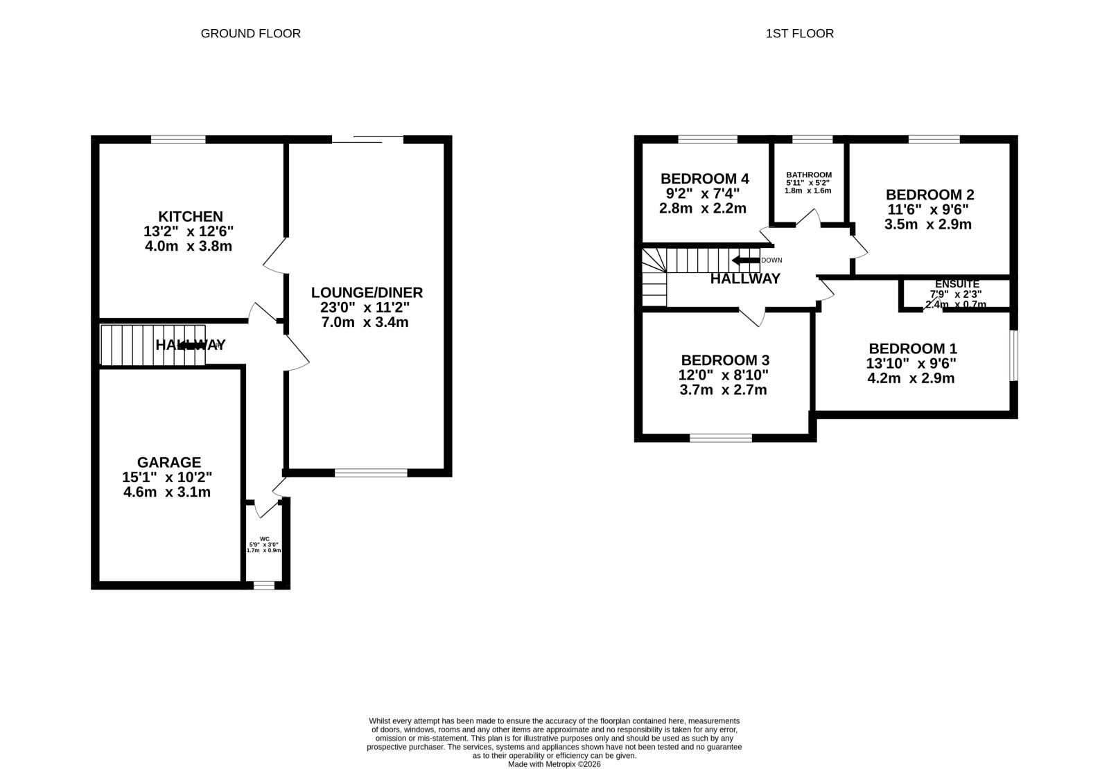 4 Brackenhill Drive, Bradford floorplan