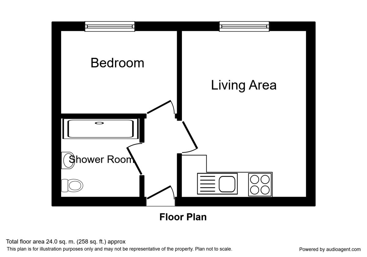 1 Bedrooms Flat to rent in Week Street, Maidstone ME14