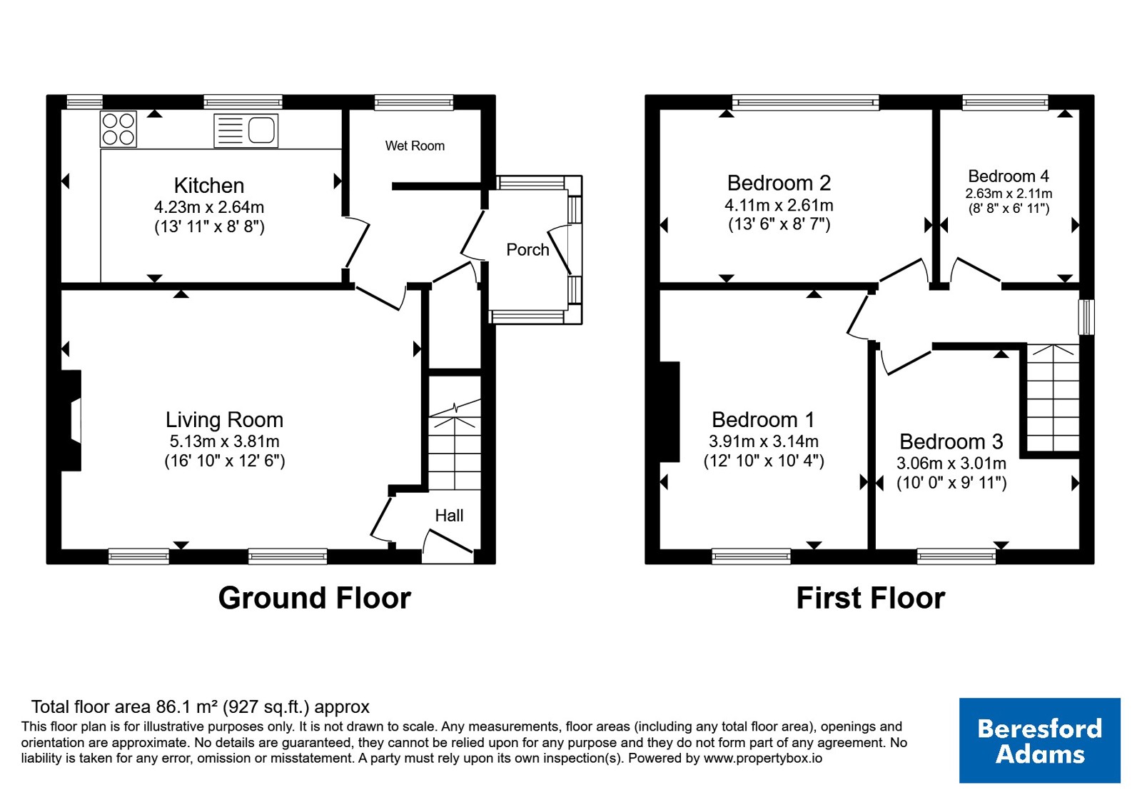 11, Bryn Gwenfro, Wrexham floorplan