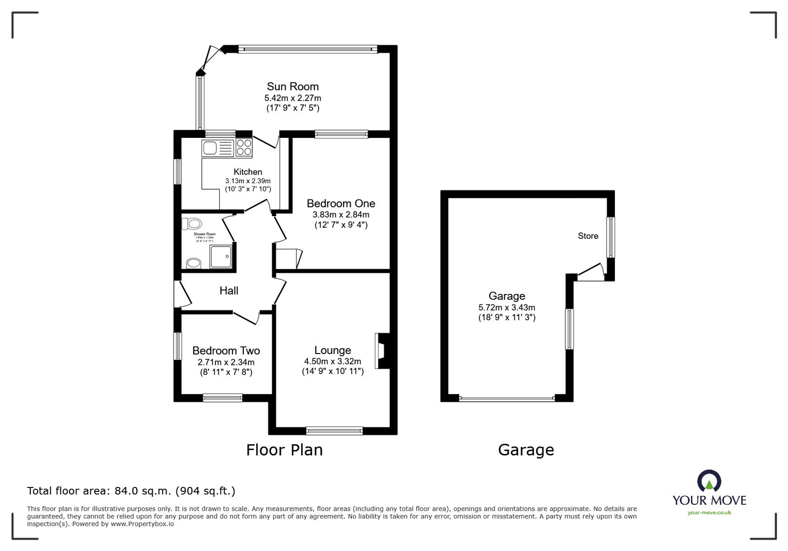 9, St. Michael's Close, Lancashire floorplan