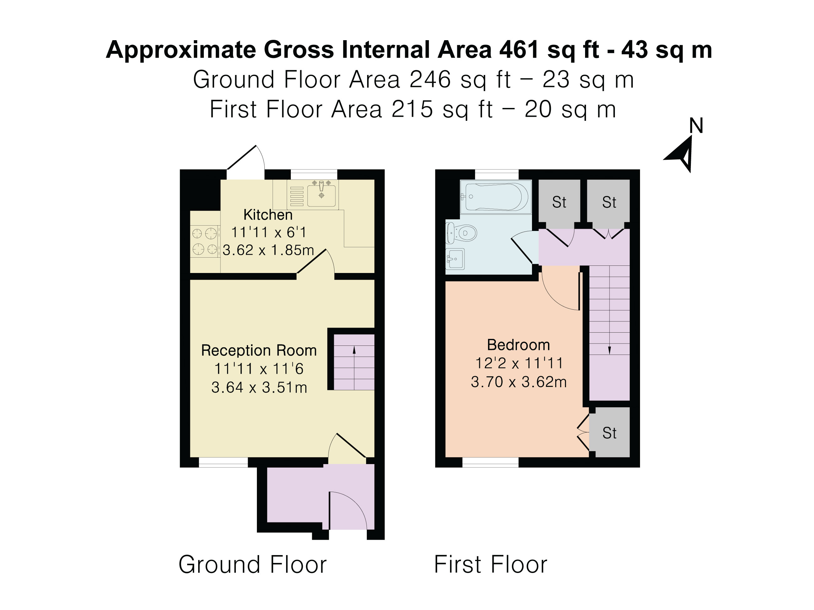 24, Gittens Close, Bromley floorplan
