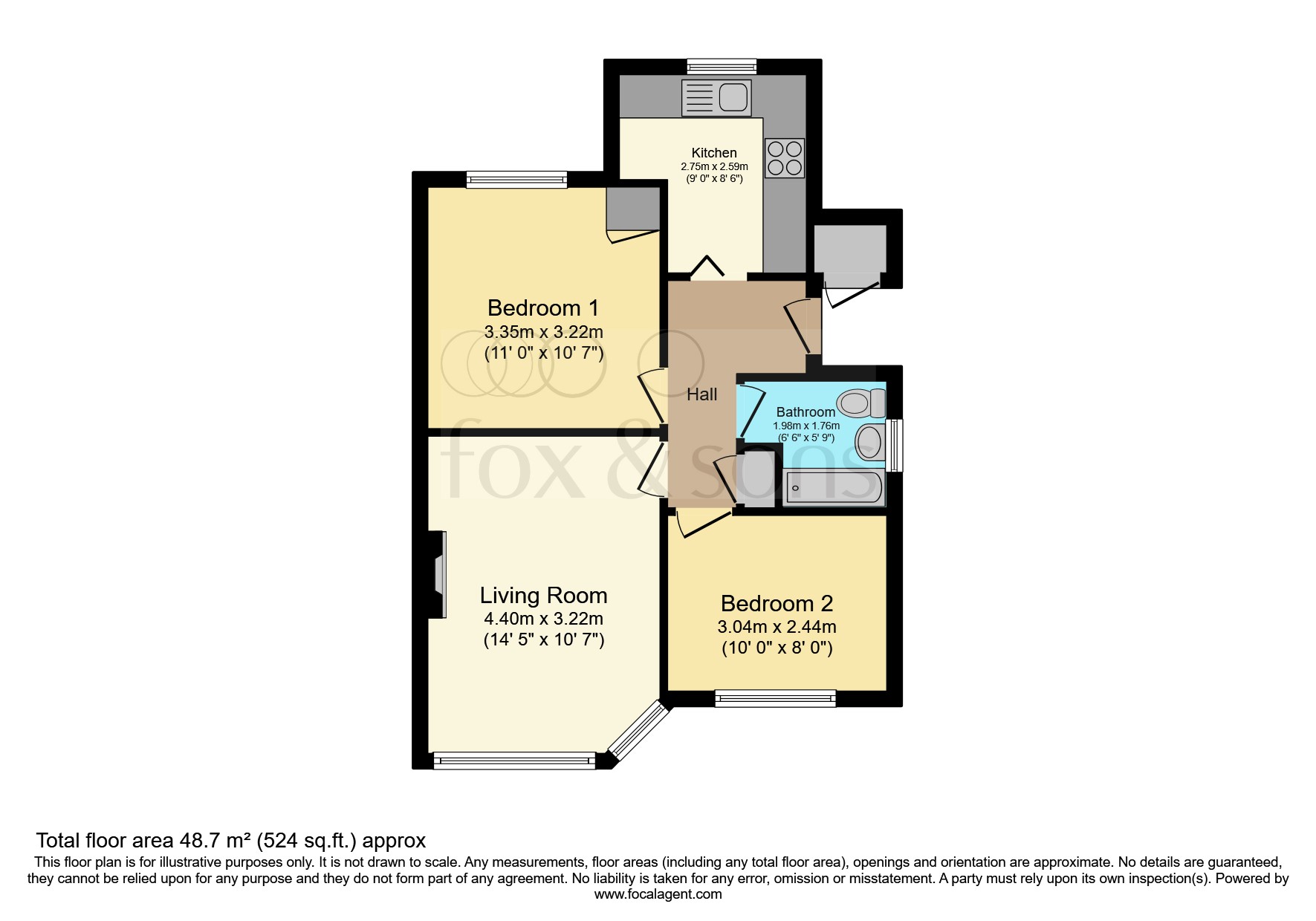 19, Highfield Gardens, Bognor Regis floorplan