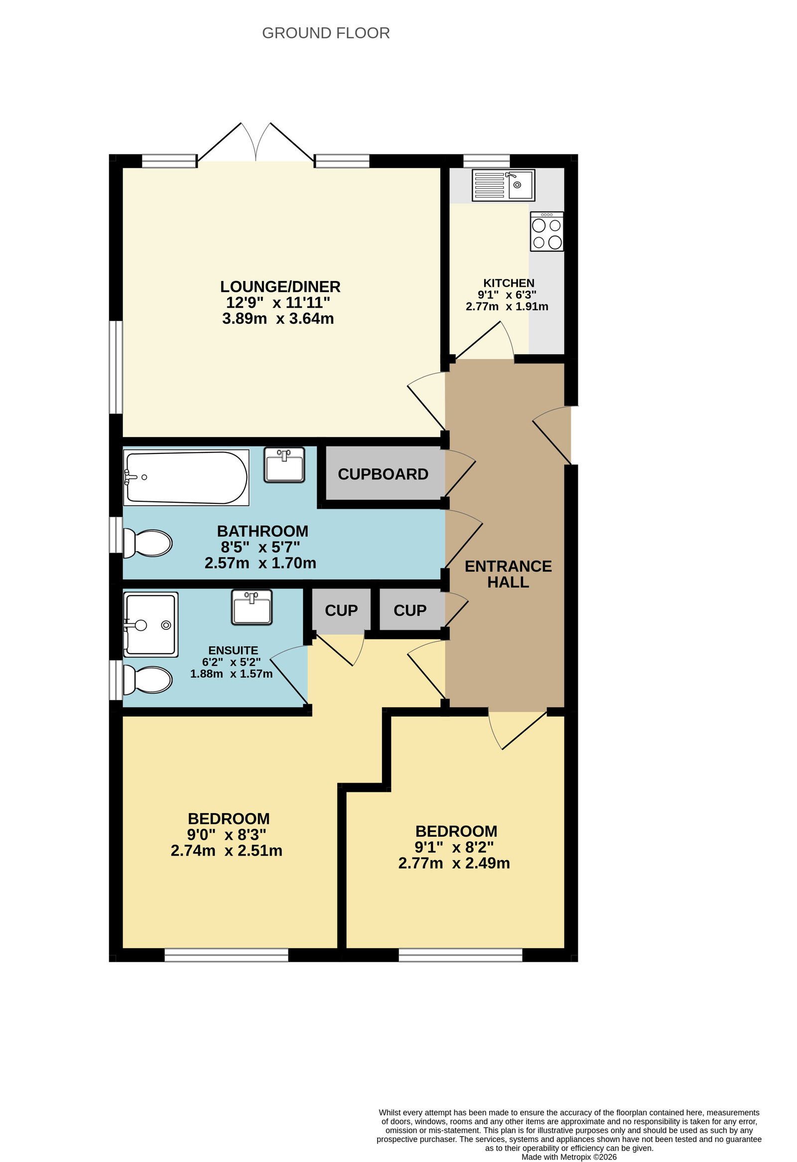 7, Teal Way, Sittingbourne floorplan