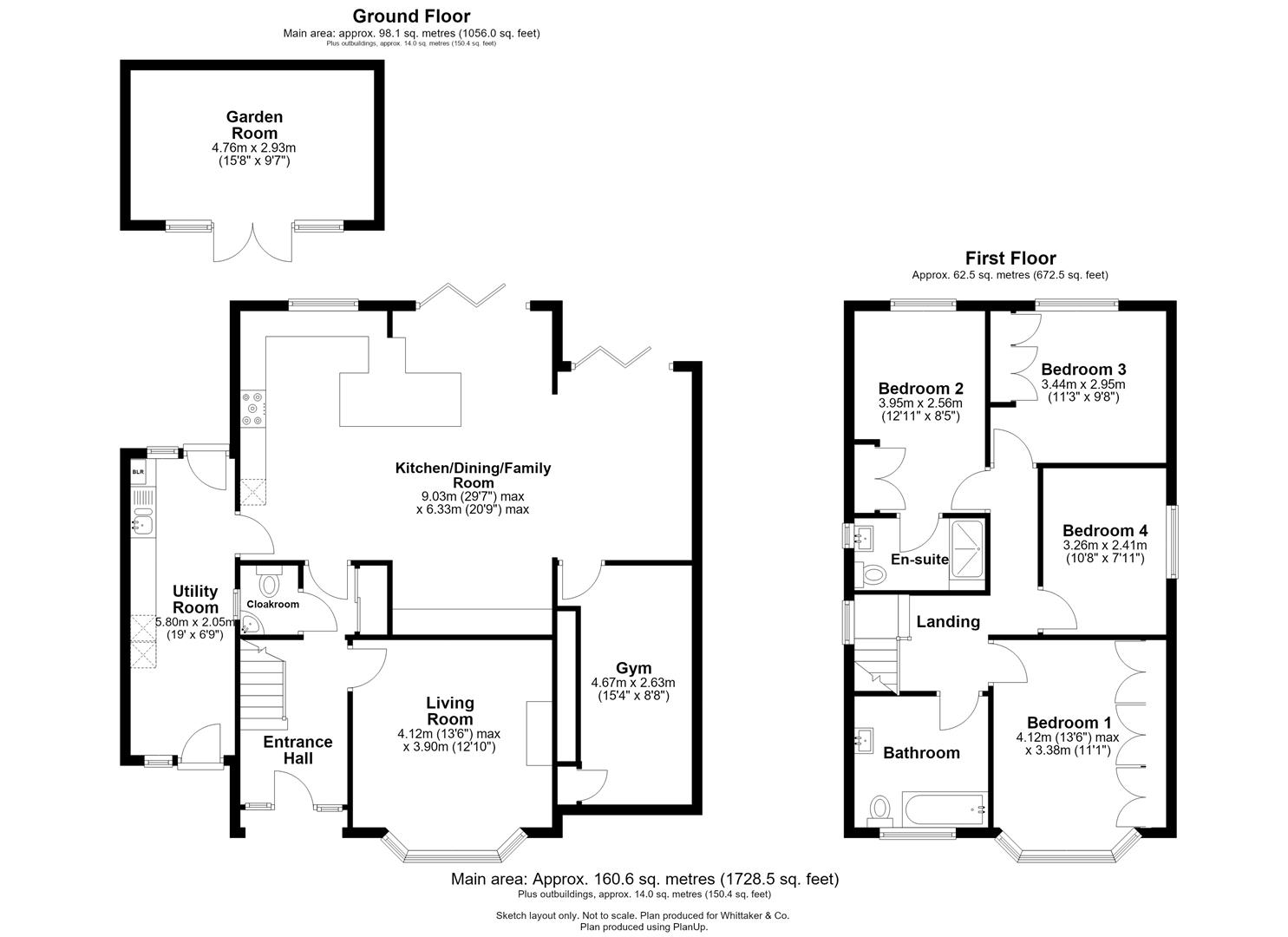 9, Long Cutt, Redbourn floorplan