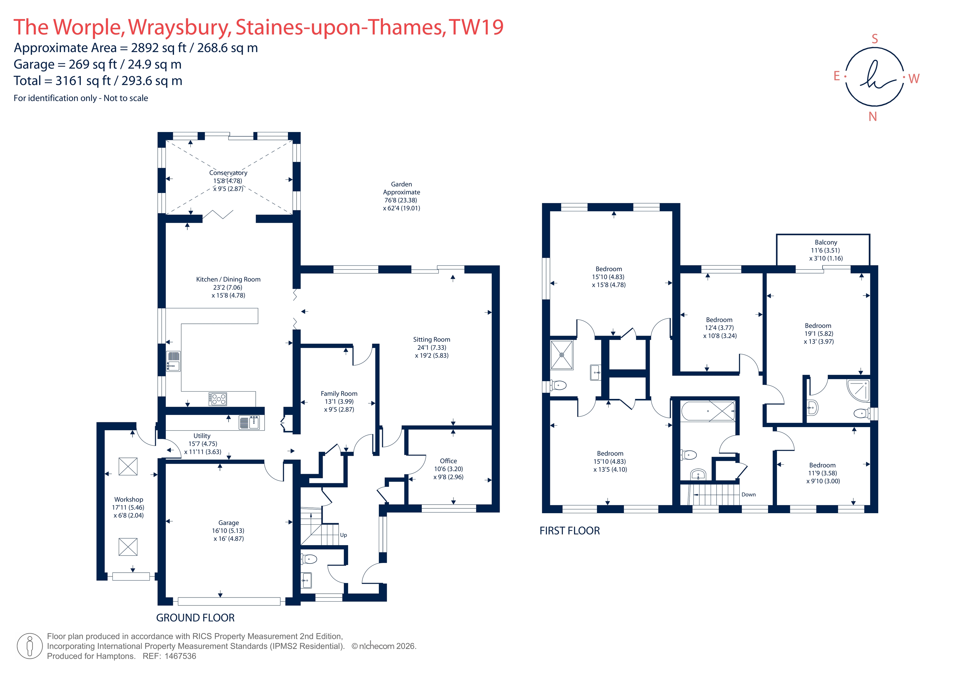 4, The Worple, Wraysbury floorplan