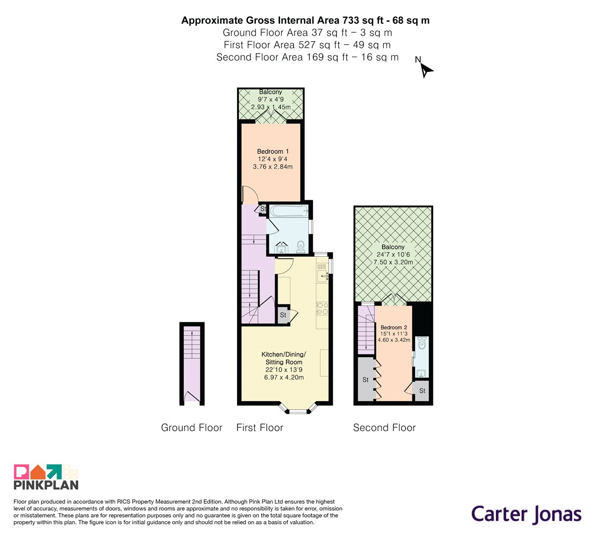 Upper Flat, 273, Banbury Road, Oxfordshire floorplan