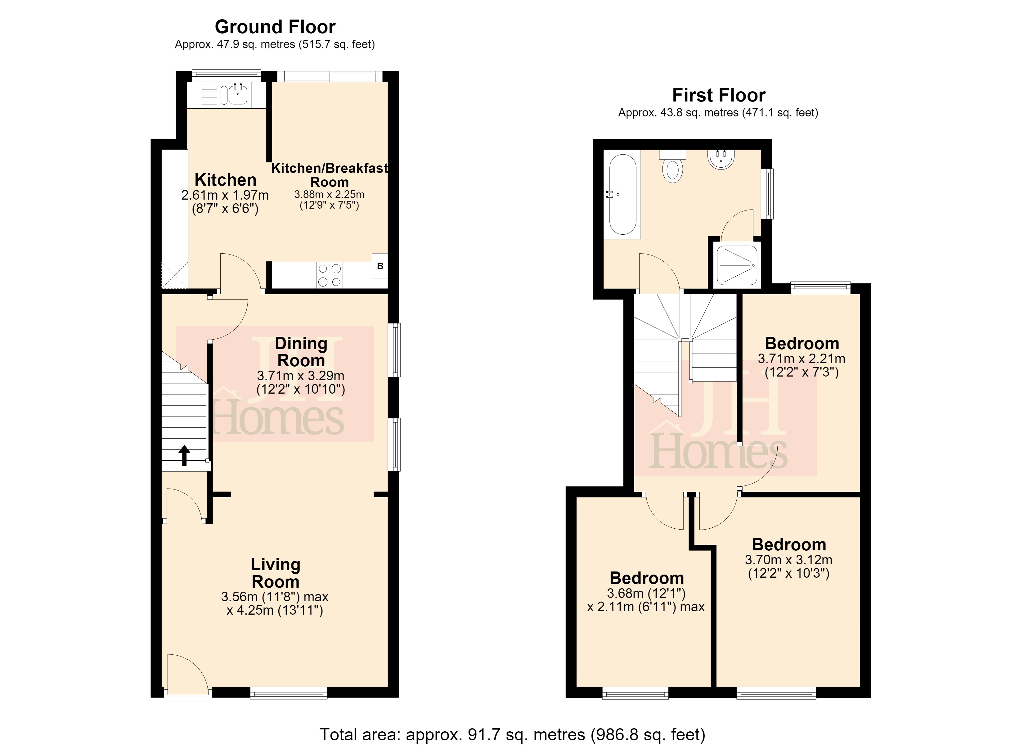 13, Pottery Street, Barrow-in-Furness floorplan