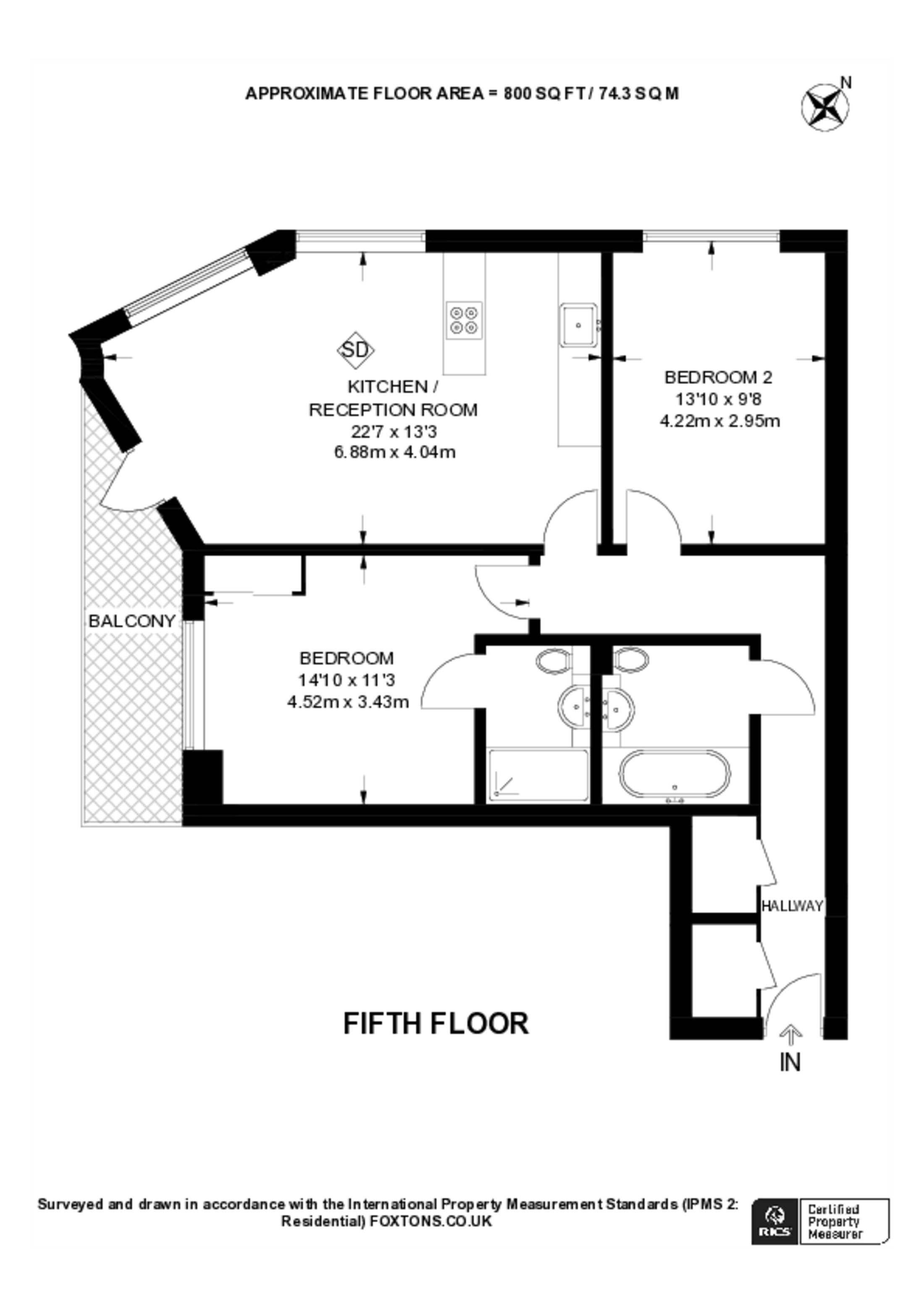The Highway, Tower Hamlets floorplan