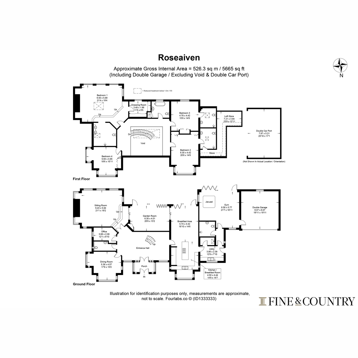 Roseaiven, Barr Lane, Nuneaton floorplan