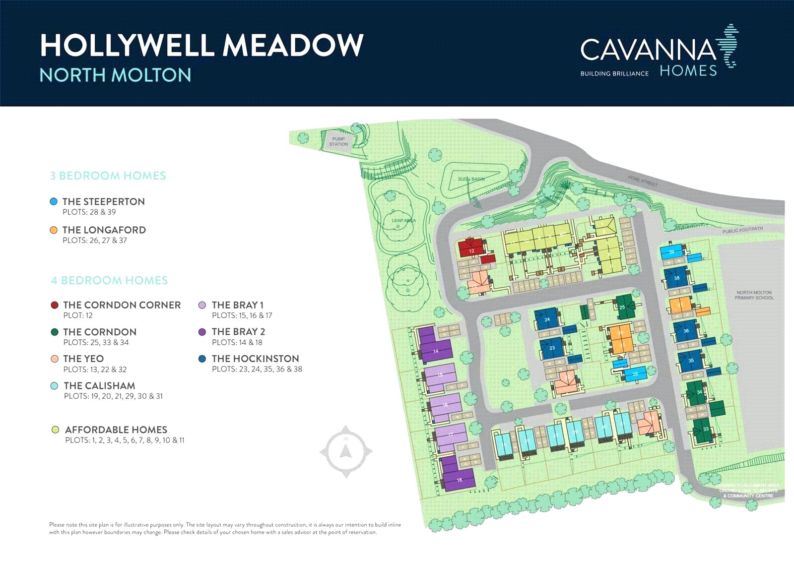 Plot 15 The Bray 1,, The Bray 1 Hollywell Meadow, South Molton floorplan