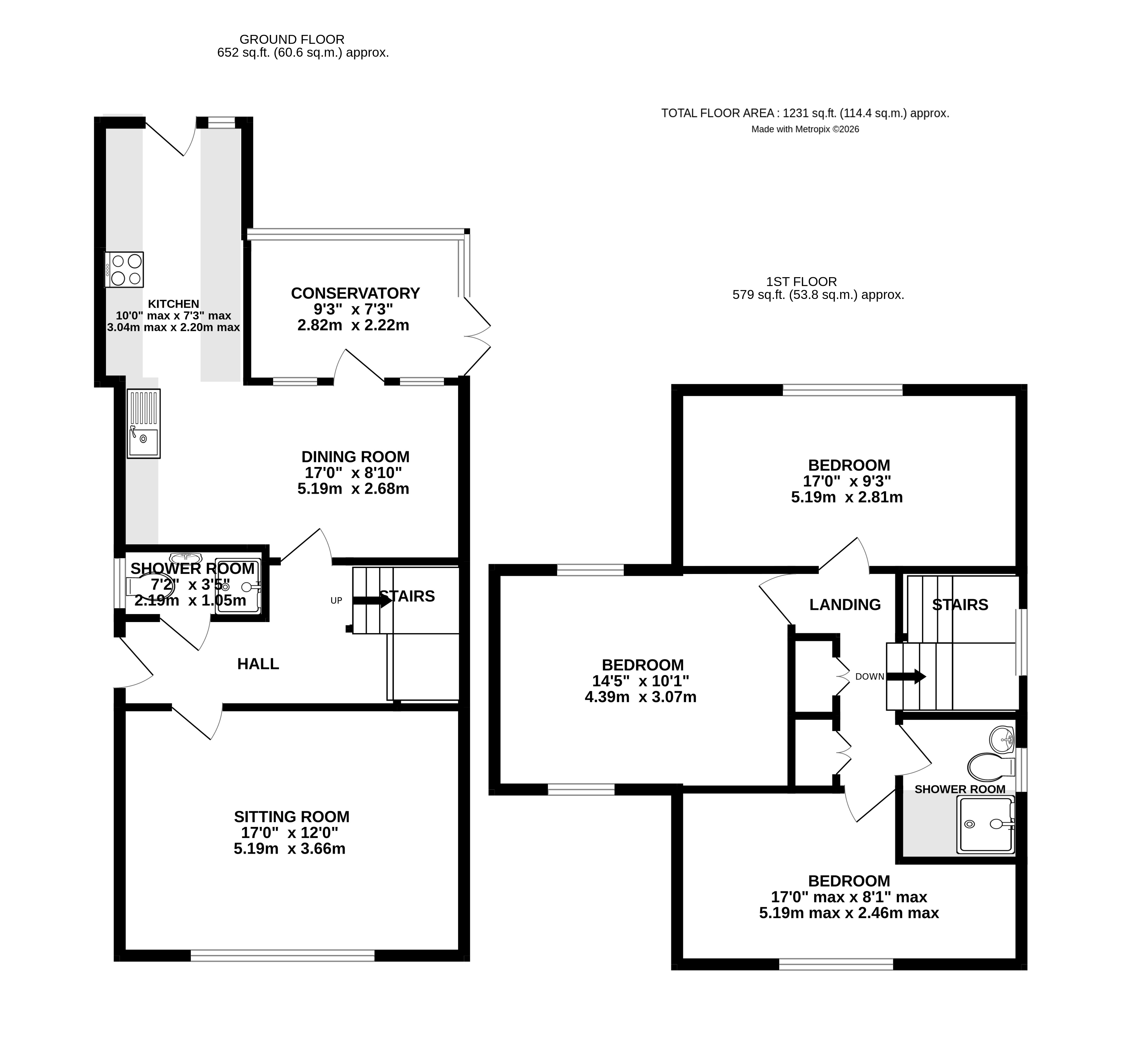 6, Hertford Road, Sudbury floorplan