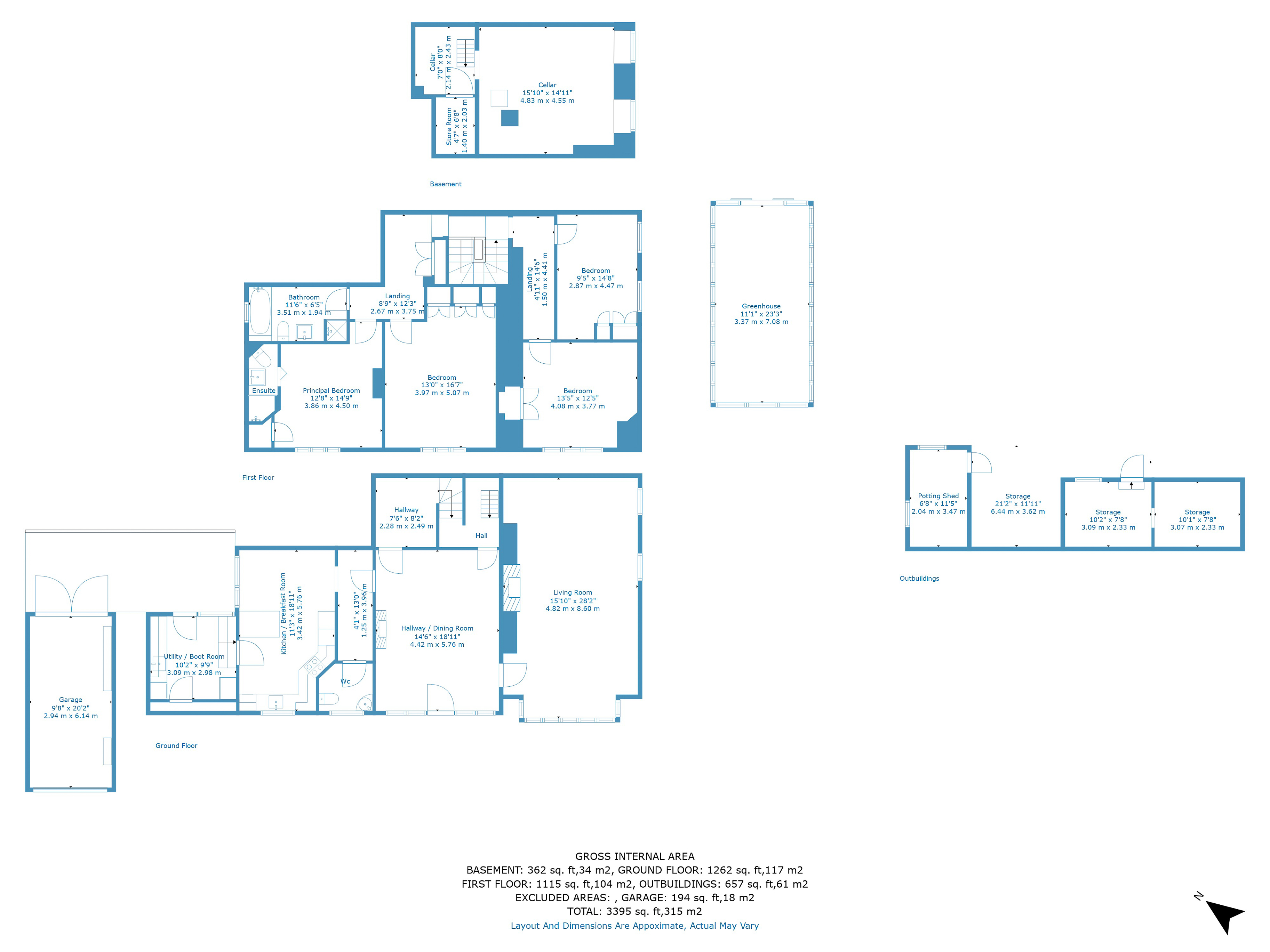 Feering Hill, Feering, Essex, CO5 floorplan
