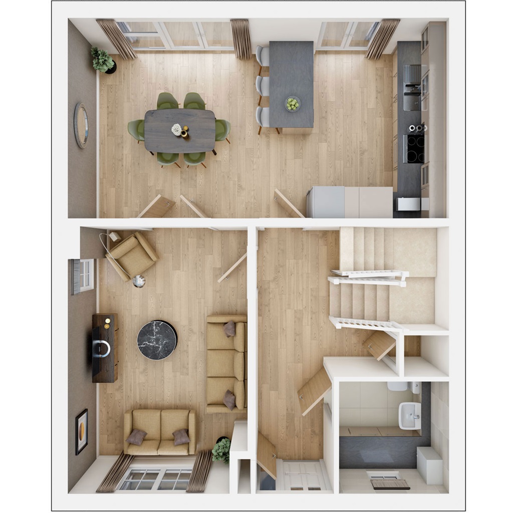 The Henford - Plot 56, Bryanston Holt, Off New Road, Lower Bryanston, Blandford Forum floorplan