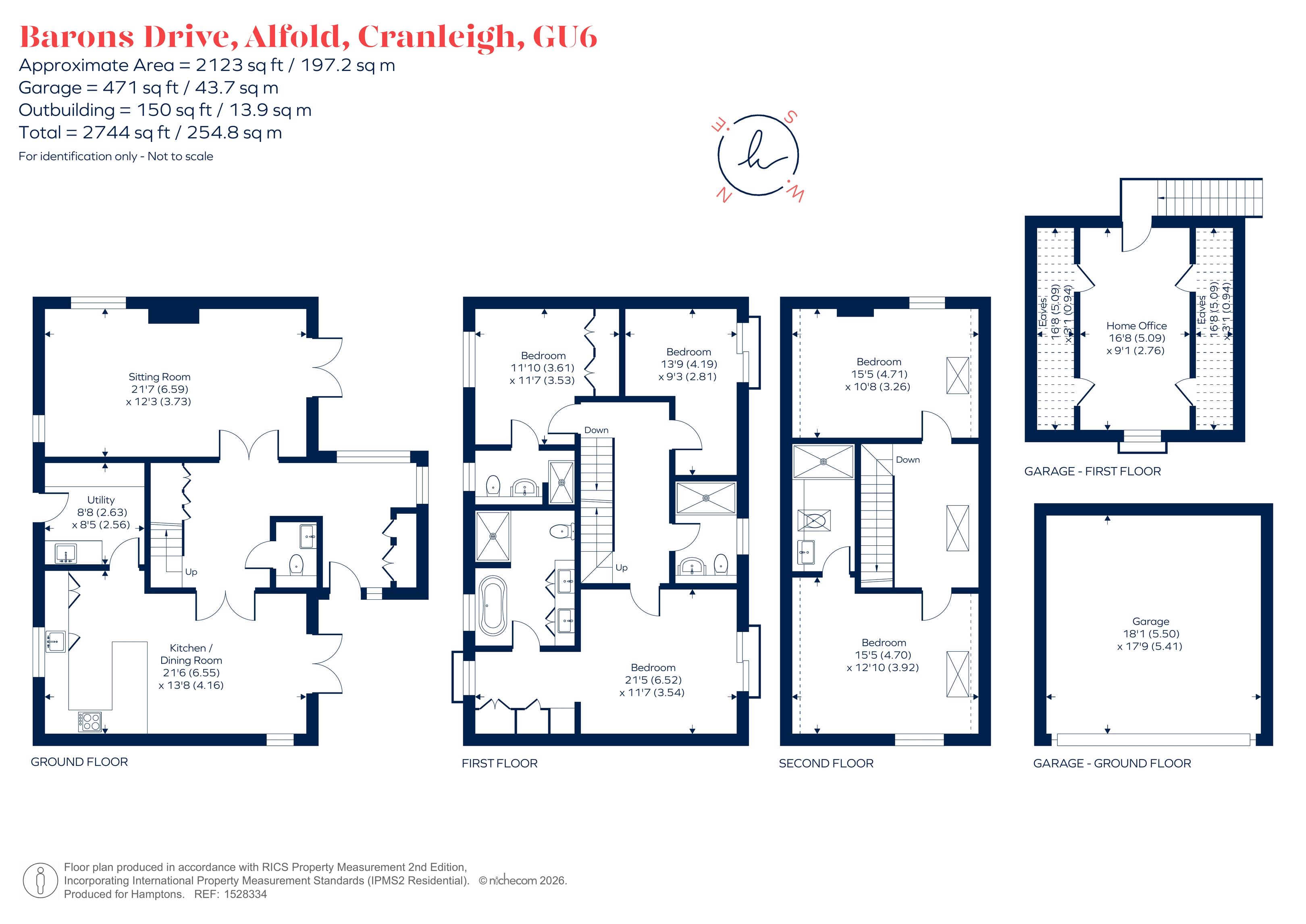 13, Barons Drive, Cranleigh floorplan