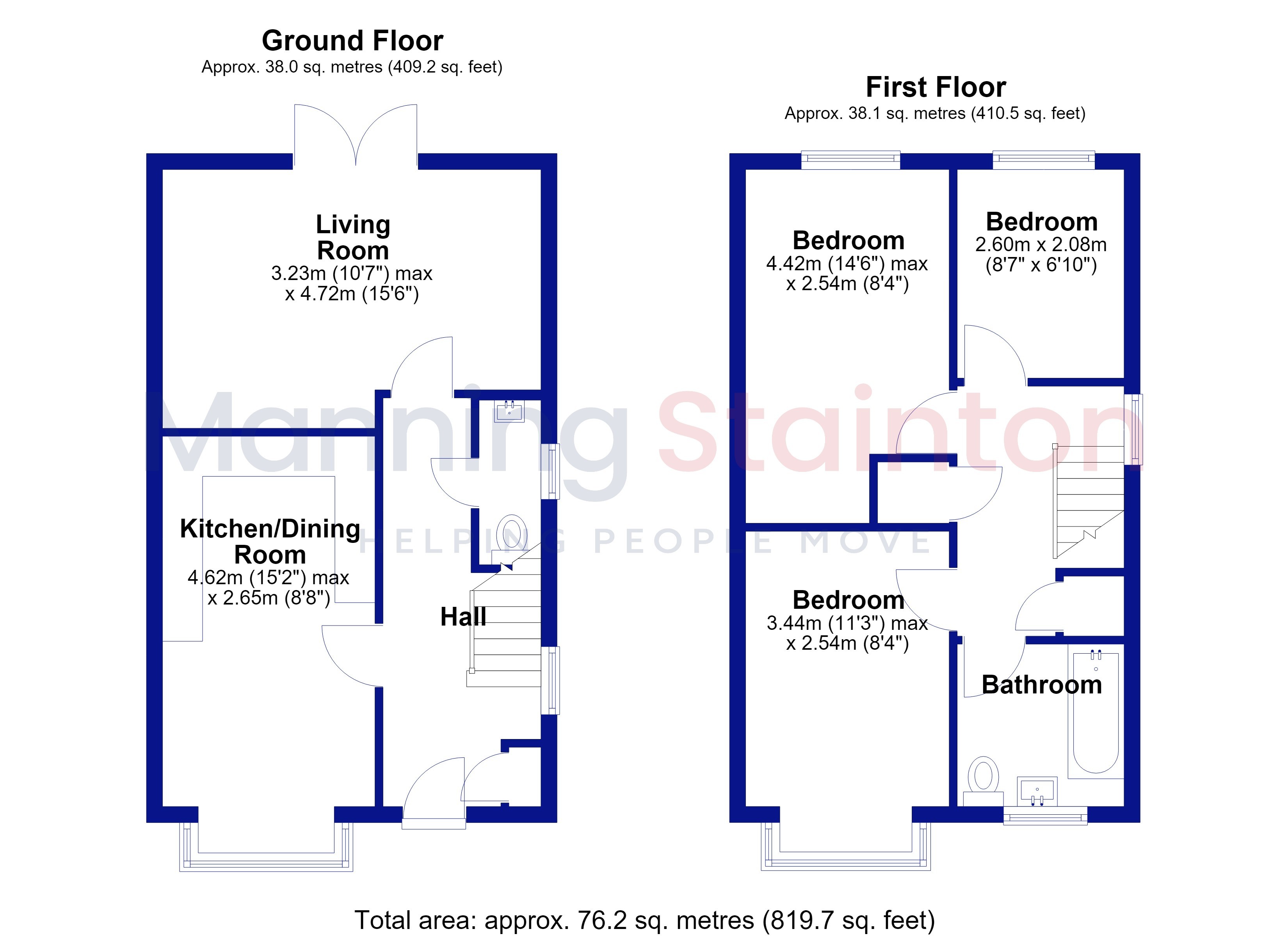 55, Edison Way, Leeds floorplan