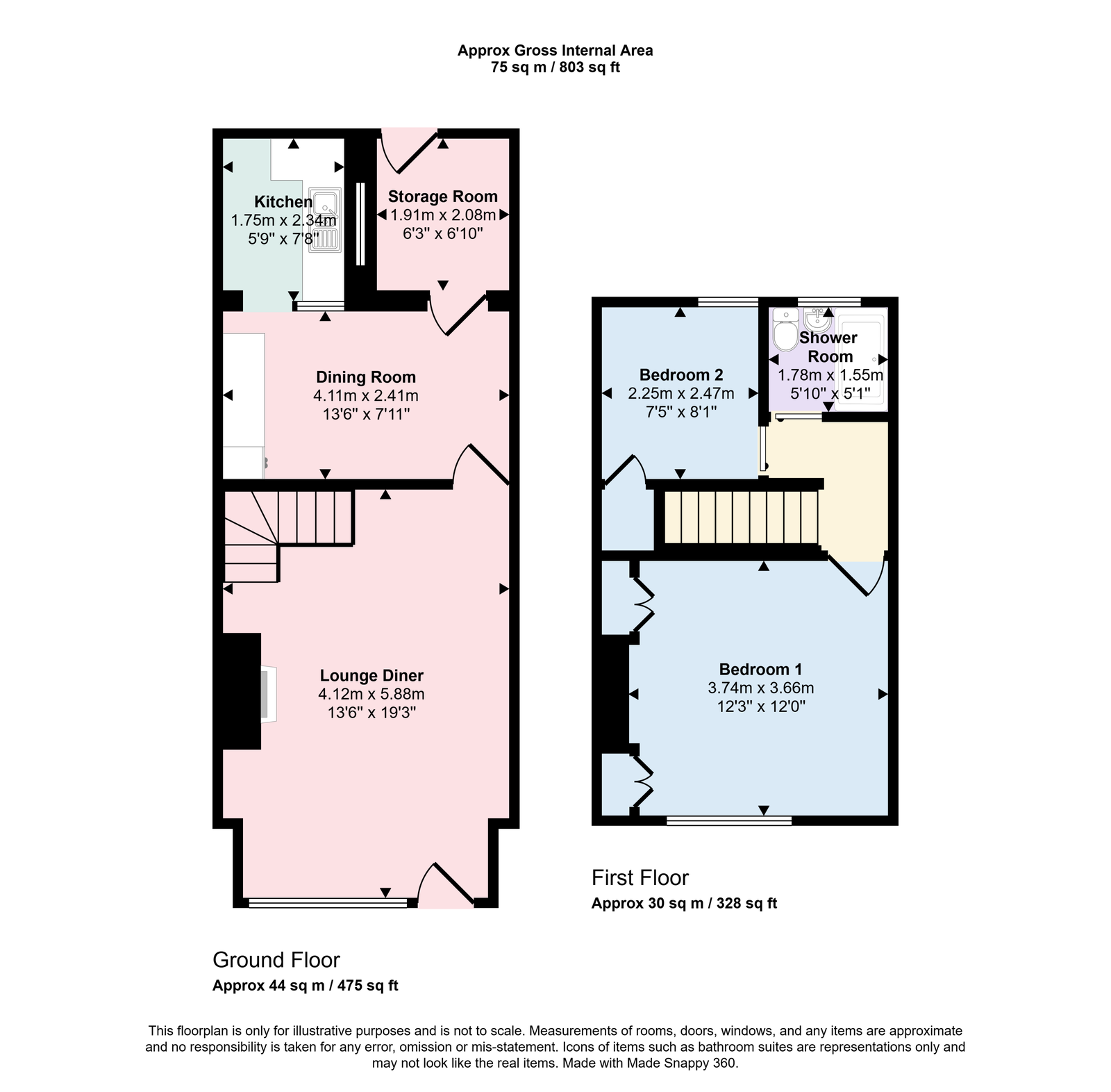 9, Waver Street, Wigton floorplan