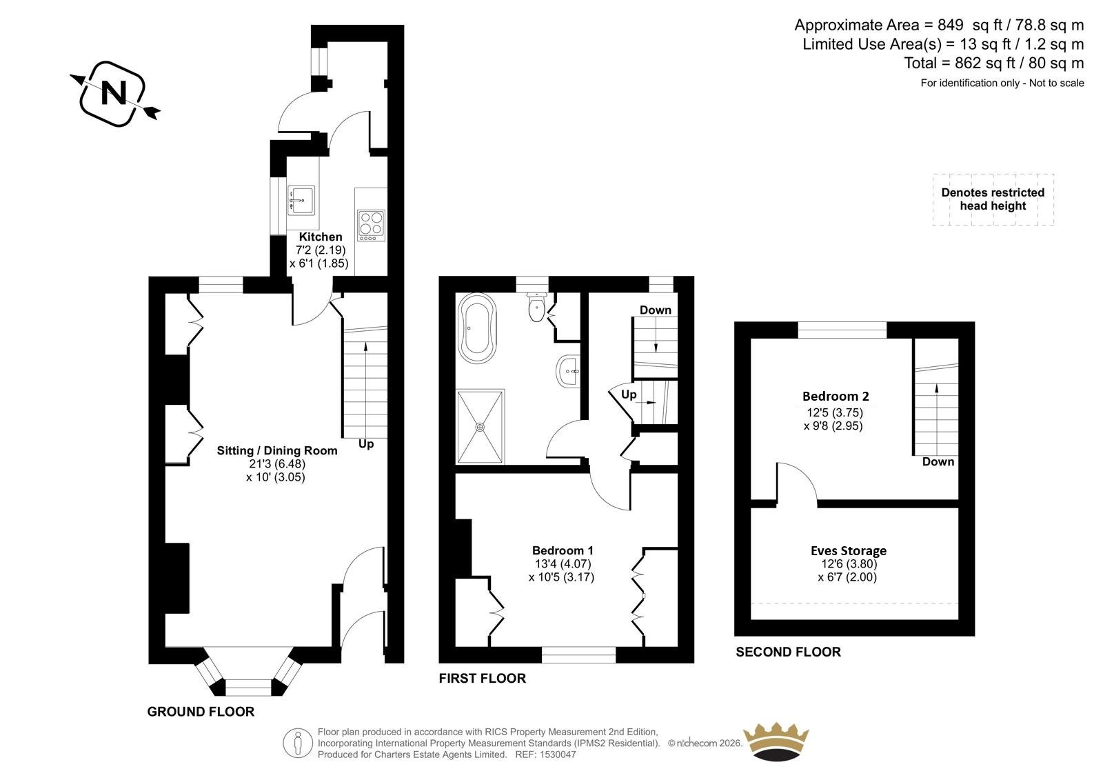 Warwick Place, West Sussex floorplan