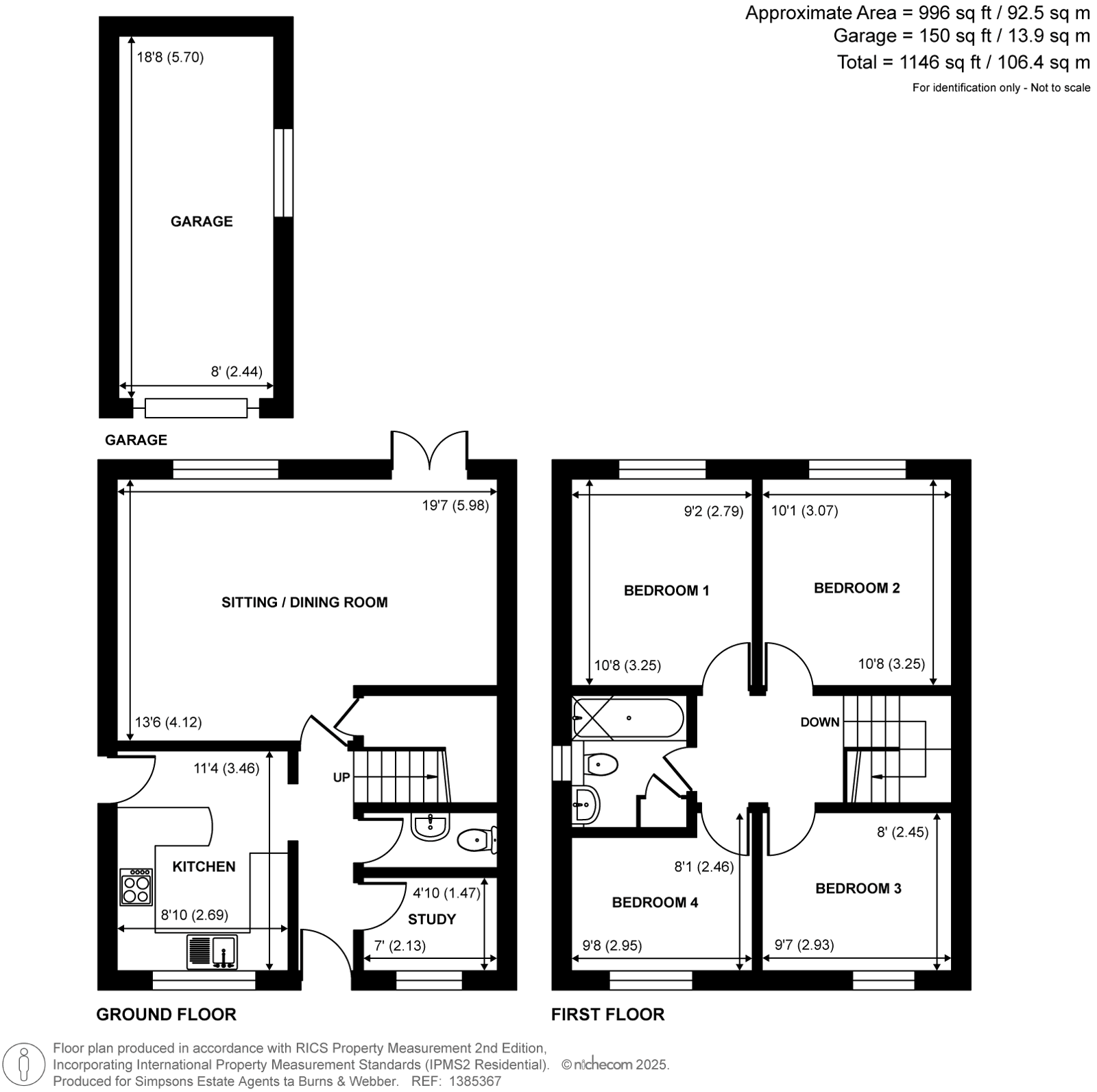 4, Crofts Close, Chiddingfold floorplan