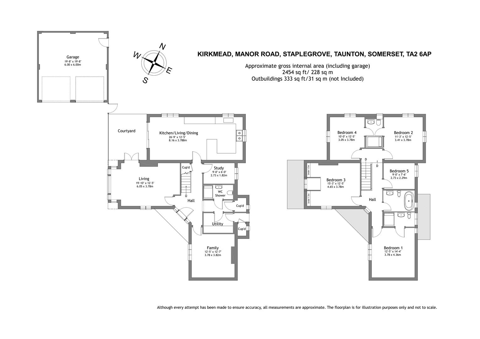 Kirkmead, Taunton floorplan