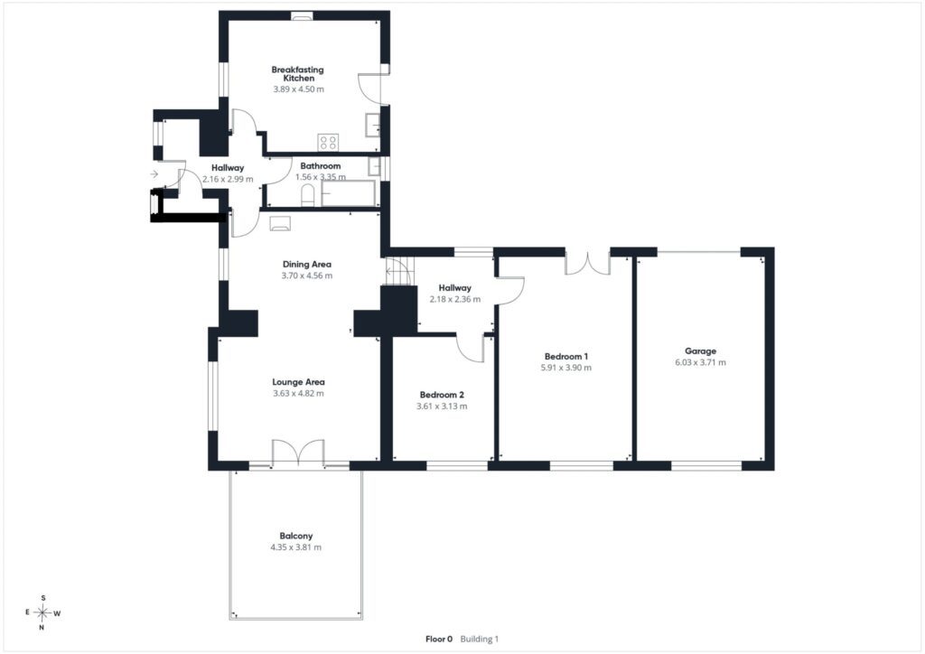 Douglas Cottage, Cladich, Dalmally floorplan